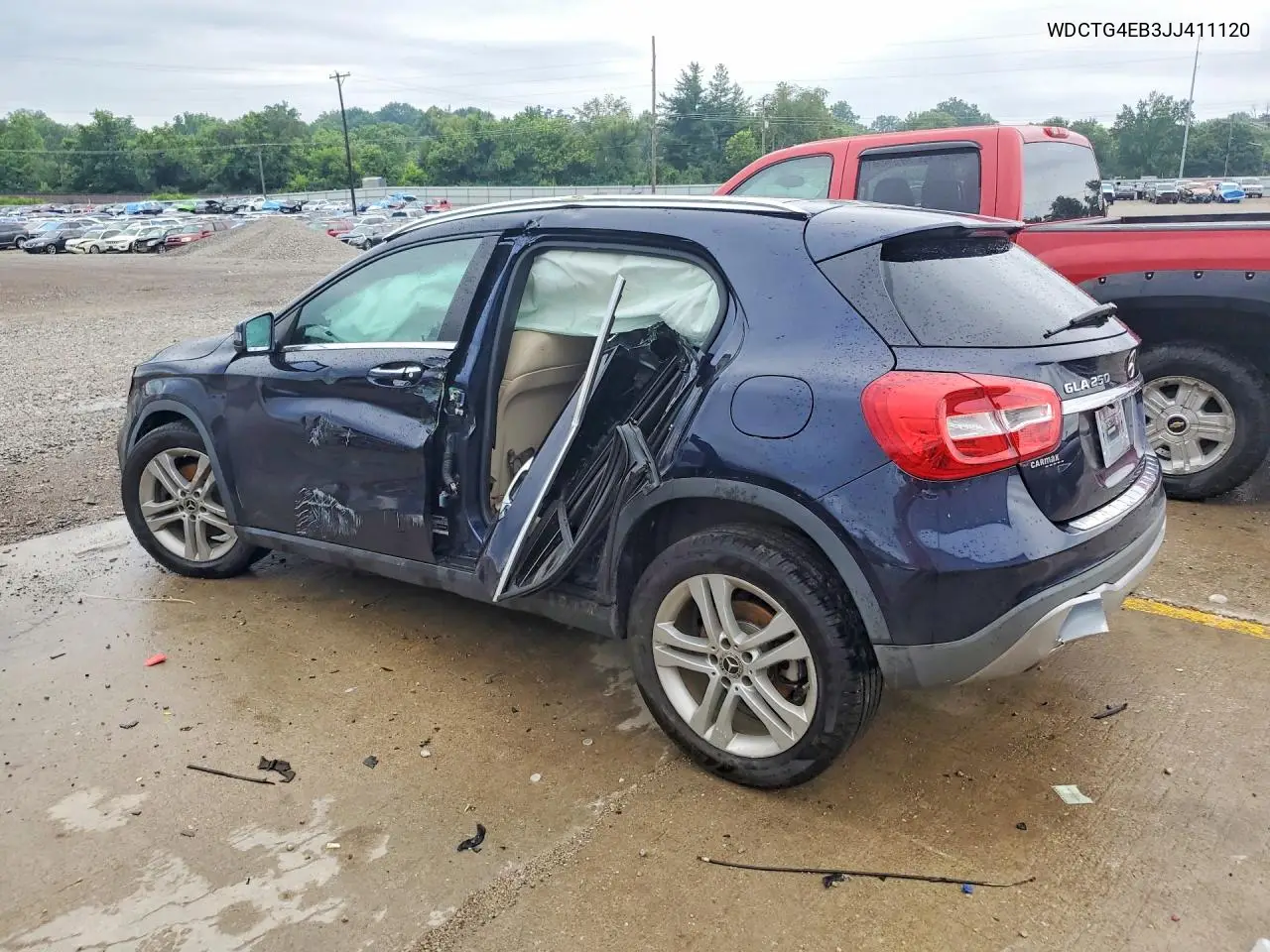 2018 Mercedes-Benz Gla 250 VIN: WDCTG4EB3JJ411120 Lot: 59085746