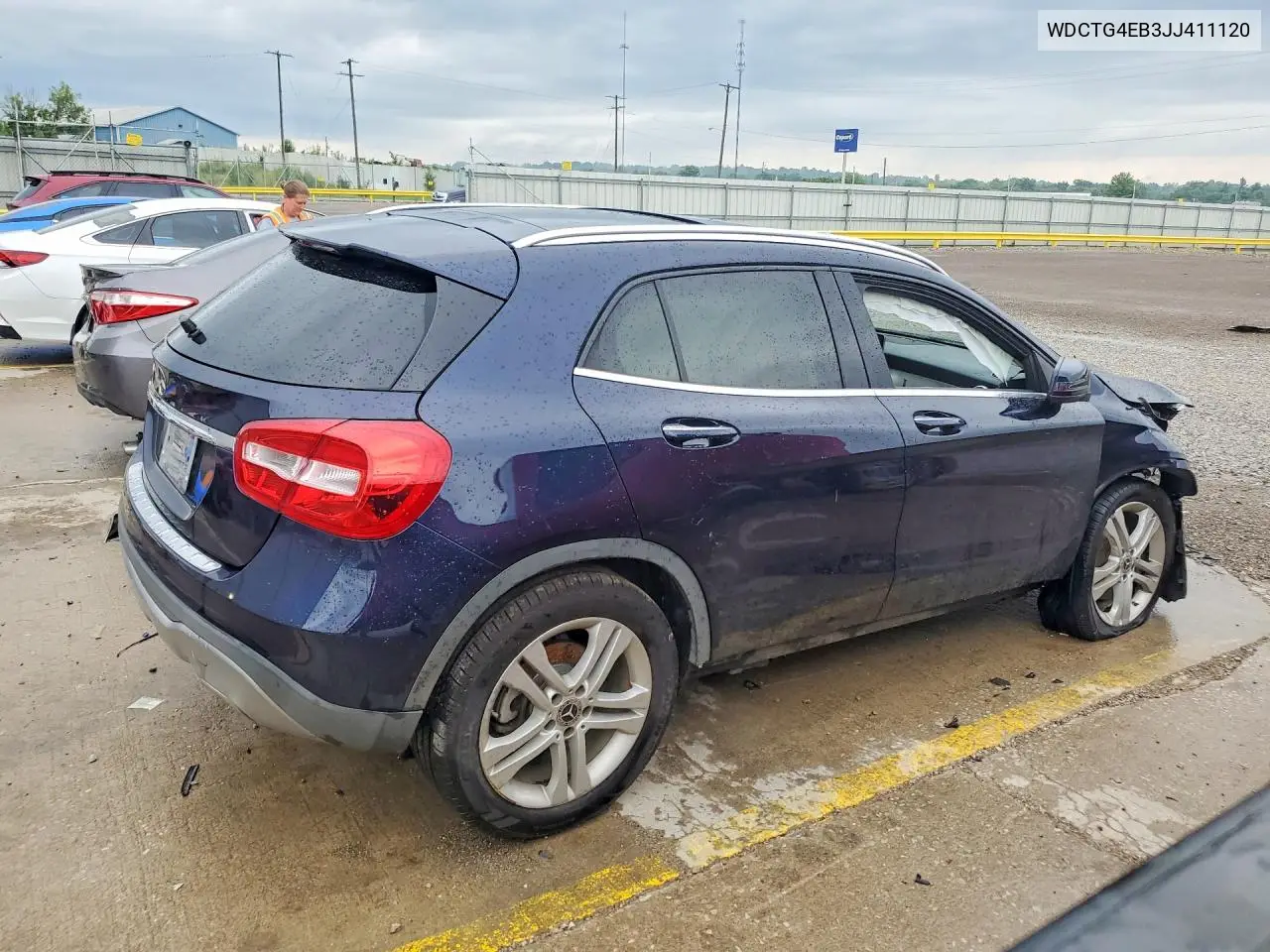 2018 Mercedes-Benz Gla 250 VIN: WDCTG4EB3JJ411120 Lot: 59085746