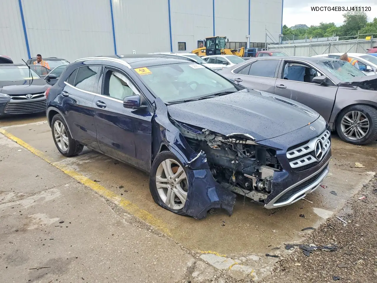 2018 Mercedes-Benz Gla 250 VIN: WDCTG4EB3JJ411120 Lot: 59085746