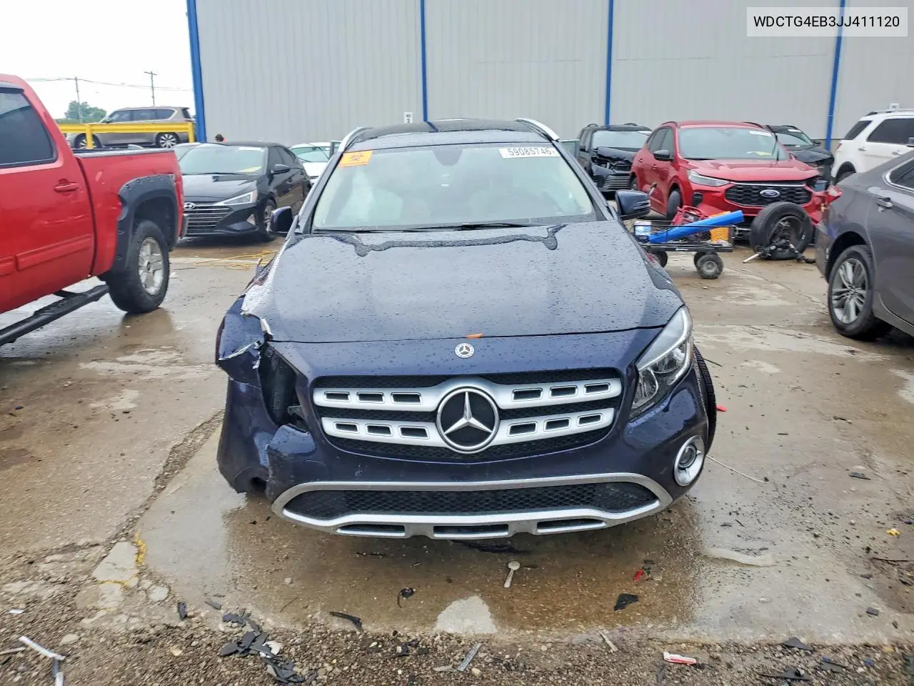 2018 Mercedes-Benz Gla 250 VIN: WDCTG4EB3JJ411120 Lot: 59085746