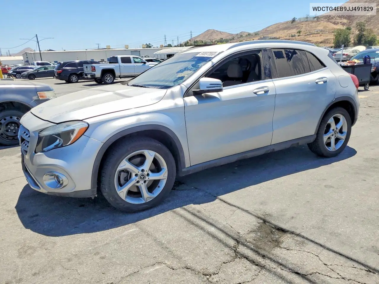 2018 Mercedes-Benz Gla 250 VIN: WDCTG4EB9JJ491829 Lot: 59897066