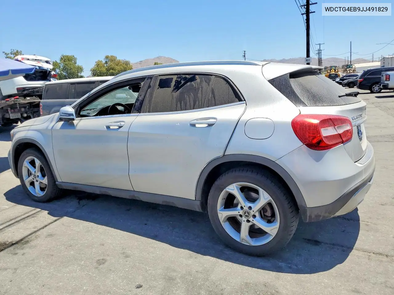 2018 Mercedes-Benz Gla 250 VIN: WDCTG4EB9JJ491829 Lot: 59897066