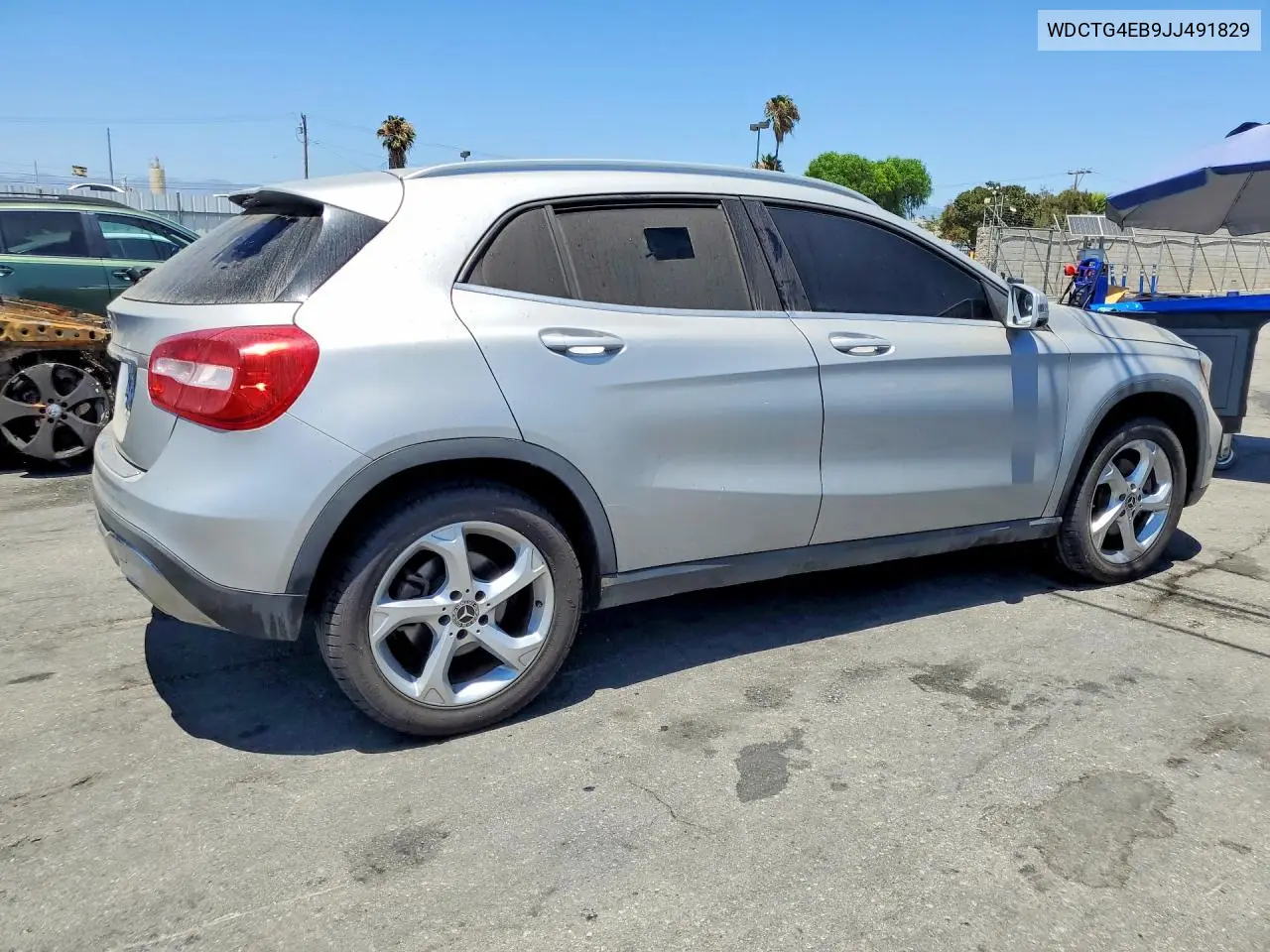 2018 Mercedes-Benz Gla 250 VIN: WDCTG4EB9JJ491829 Lot: 59897066