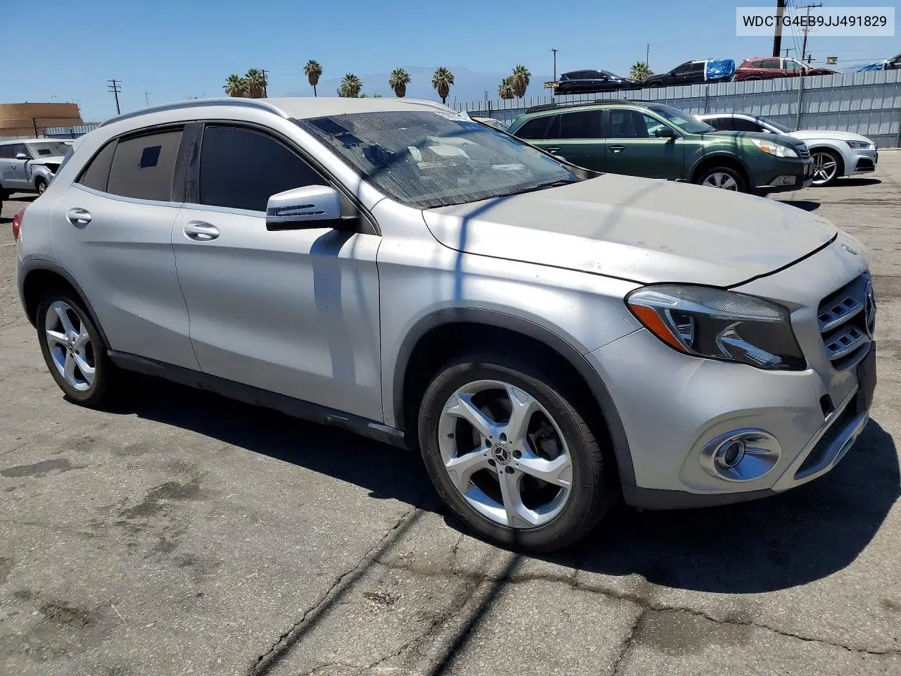 2018 Mercedes-Benz Gla 250 VIN: WDCTG4EB9JJ491829 Lot: 59897066