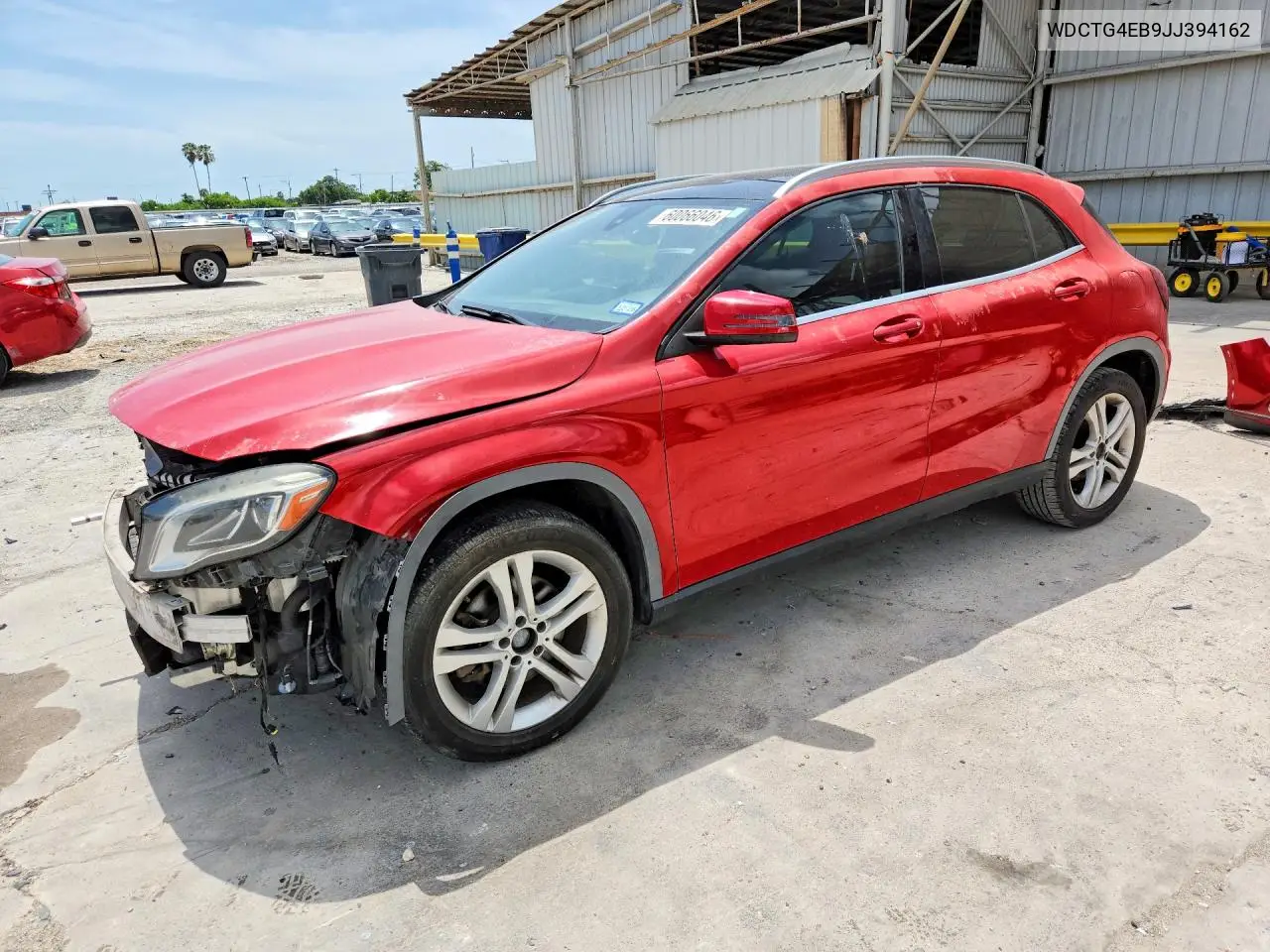 2018 Mercedes-Benz Gla 250 VIN: WDCTG4EB9JJ394162 Lot: 60066046