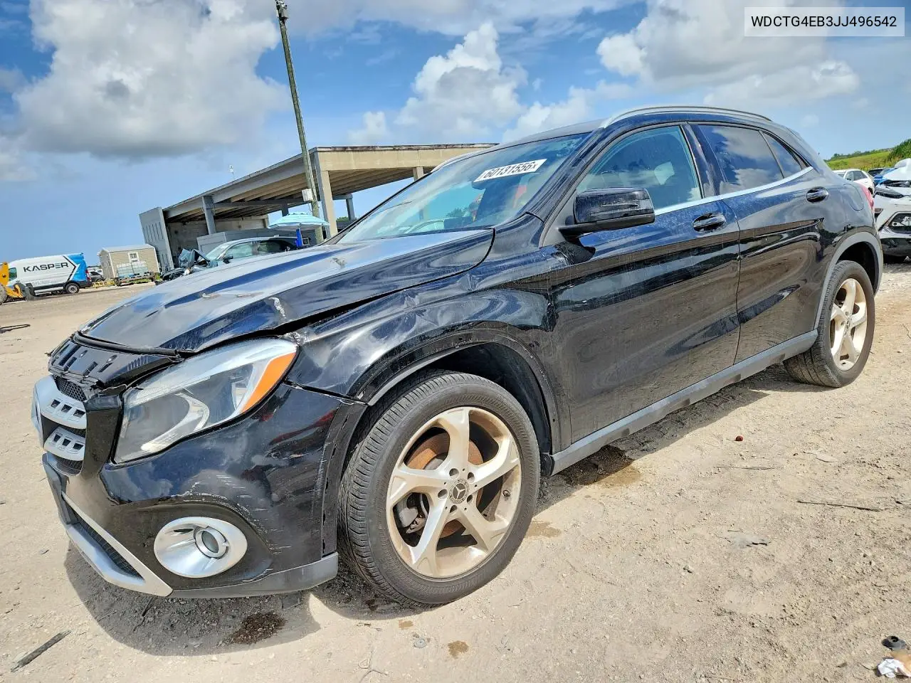 2018 Mercedes-Benz Gla 250 VIN: WDCTG4EB3JJ496542 Lot: 60131556