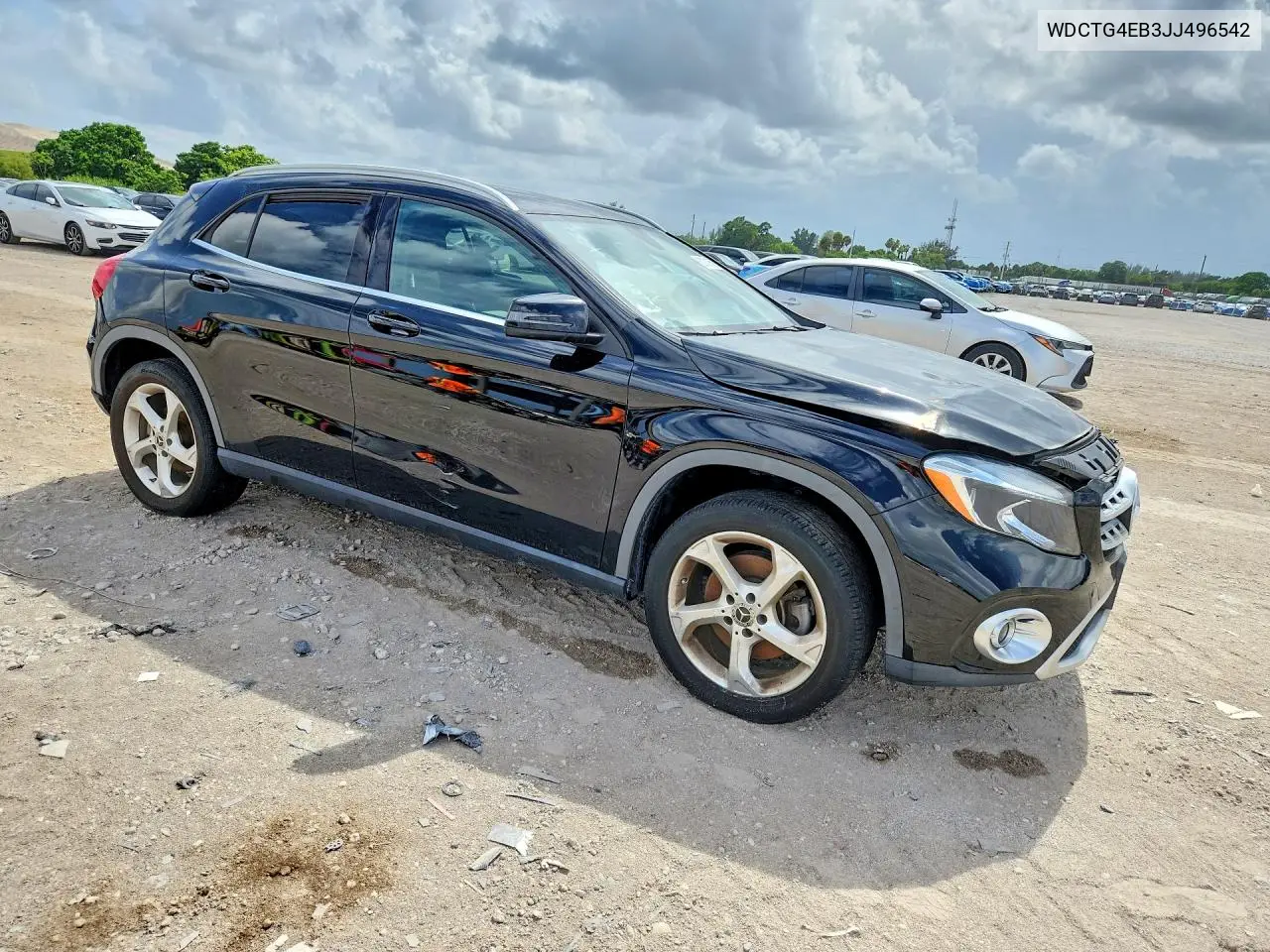 2018 Mercedes-Benz Gla 250 VIN: WDCTG4EB3JJ496542 Lot: 60131556