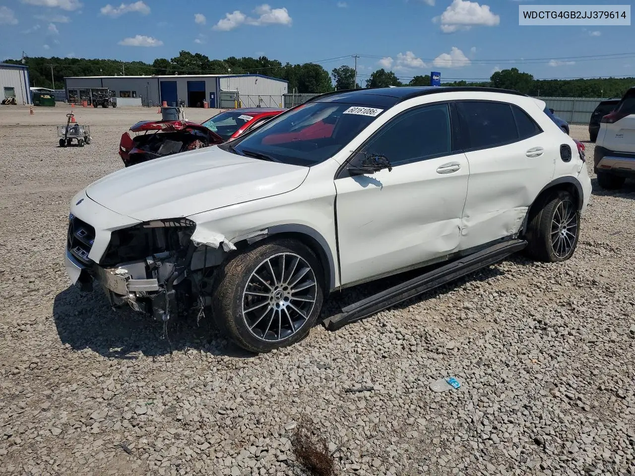 2018 Mercedes-Benz Gla 250 4Matic VIN: WDCTG4GB2JJ379614 Lot: 60161086