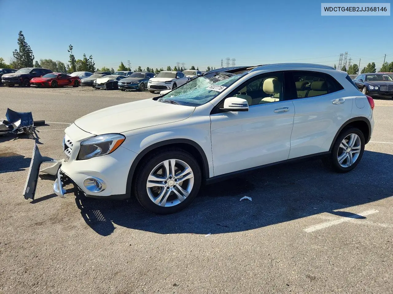 2018 Mercedes-Benz Gla 250 VIN: WDCTG4EB2JJ368146 Lot: 60327716