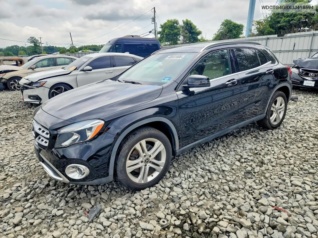 2018 Mercedes-Benz Gla 250 4Matic VIN: WDCTG4GBXJJ418594 Lot: 60441006