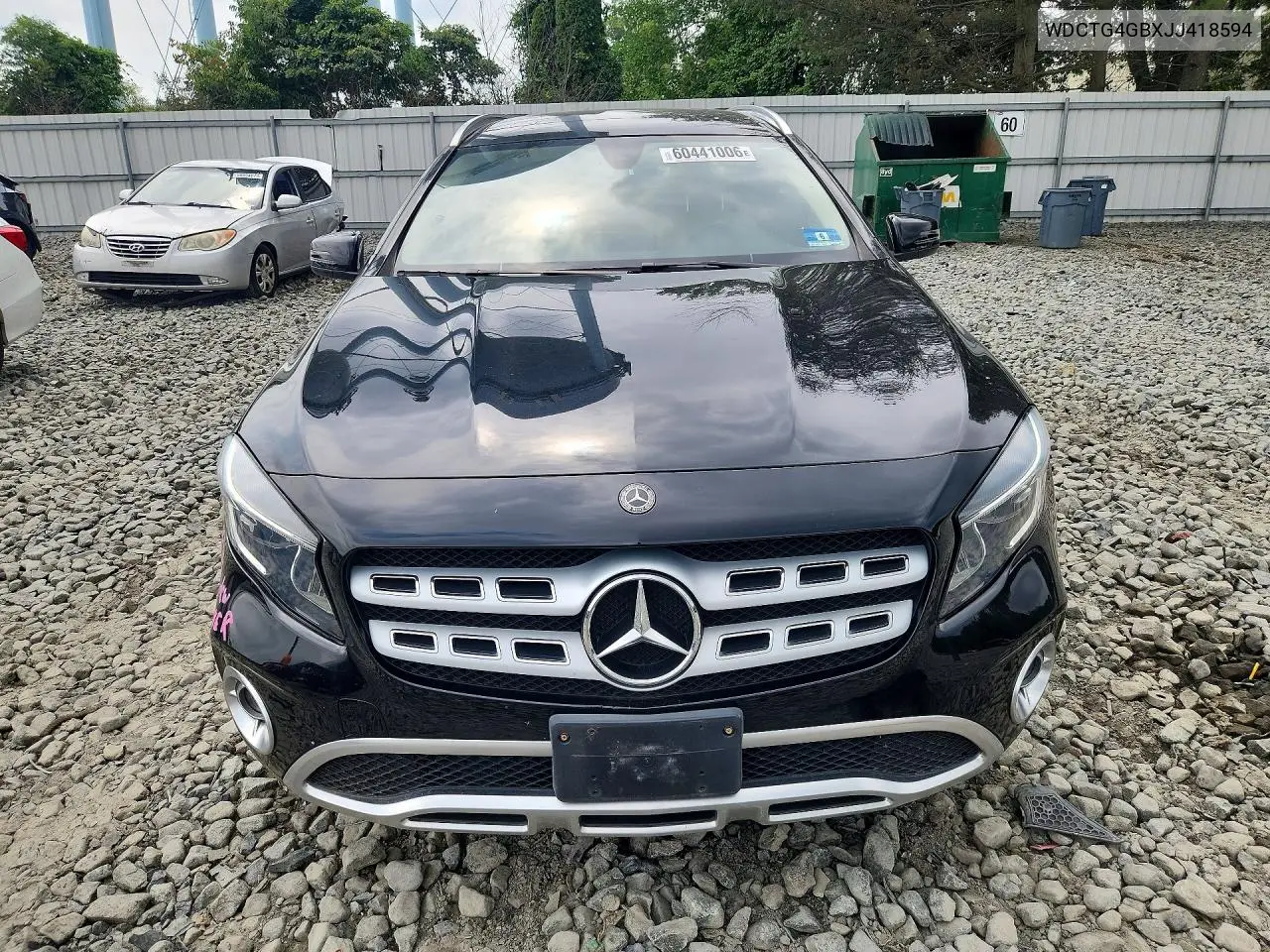 2018 Mercedes-Benz Gla 250 4Matic VIN: WDCTG4GBXJJ418594 Lot: 60441006