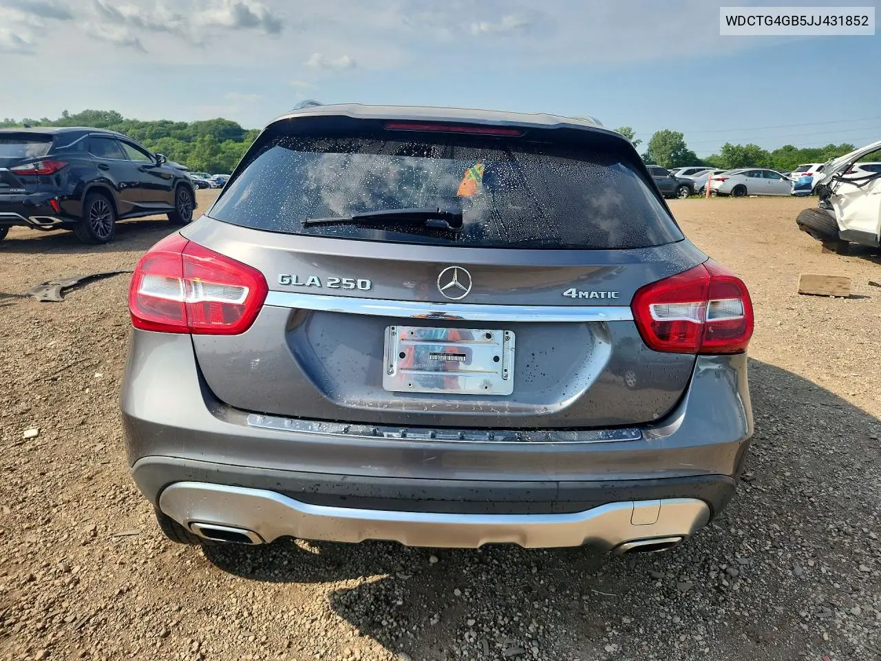2018 Mercedes-Benz Gla 250 4Matic VIN: WDCTG4GB5JJ431852 Lot: 61015666