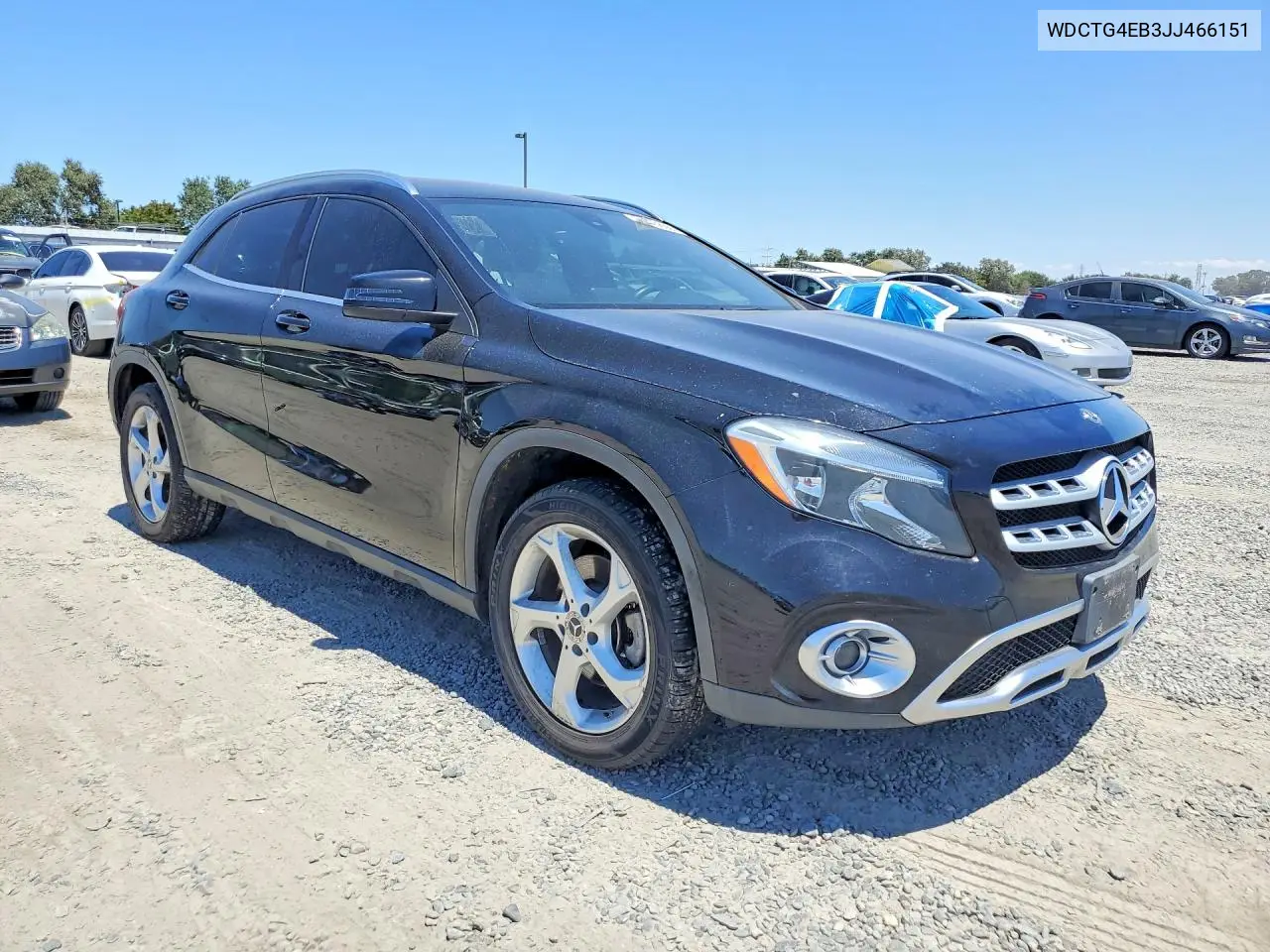 2018 Merz Gla 250 VIN: WDCTG4EB3JJ466151 Lot: 61445886