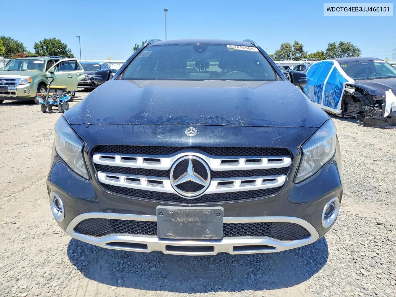 2018 Merz Gla 250 VIN: WDCTG4EB3JJ466151 Lot: 61445886