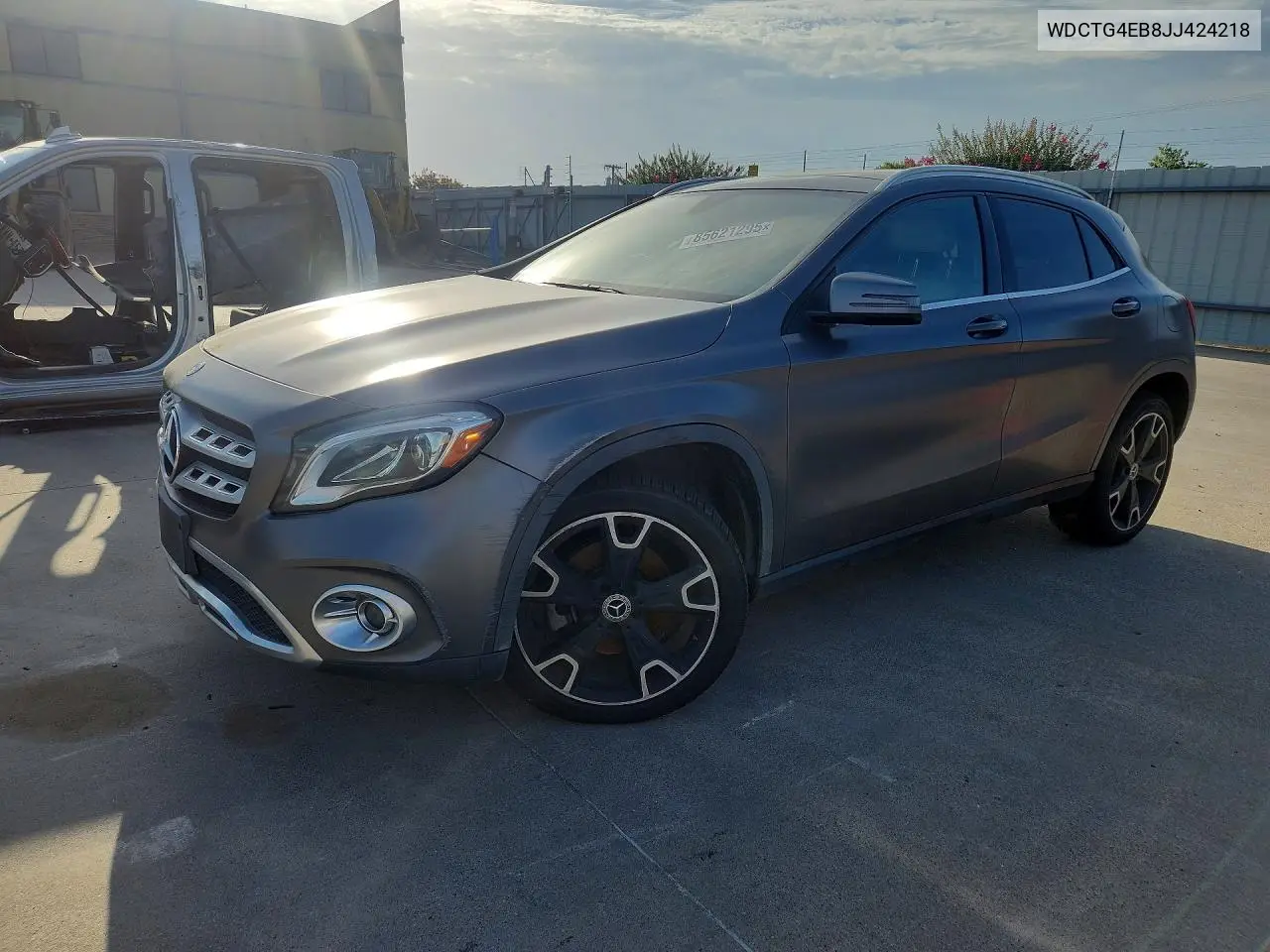 2018 Mercedes-Benz Gla 250 VIN: WDCTG4EB8JJ424218 Lot: 85621295