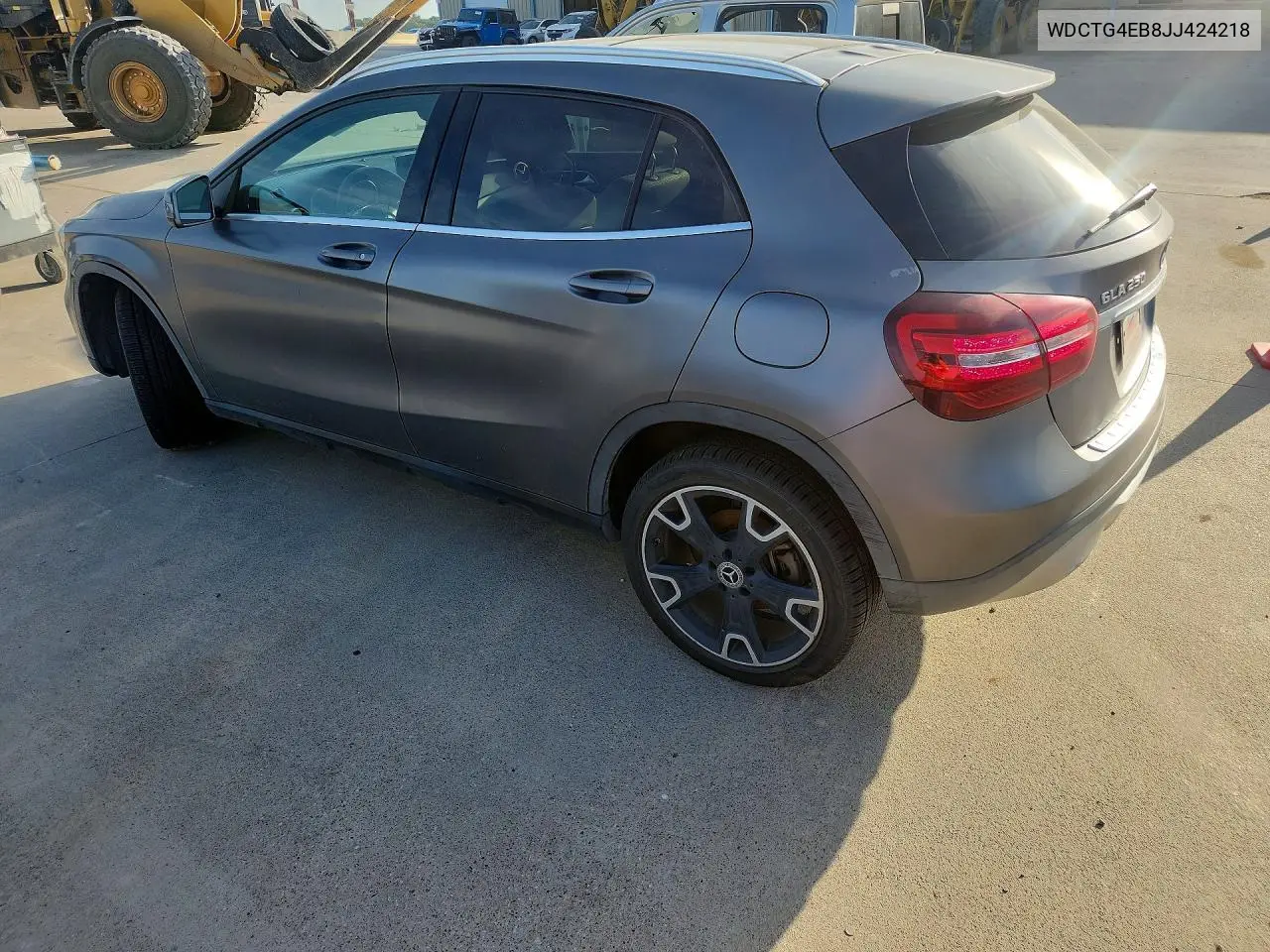 2018 Mercedes-Benz Gla 250 VIN: WDCTG4EB8JJ424218 Lot: 85621295