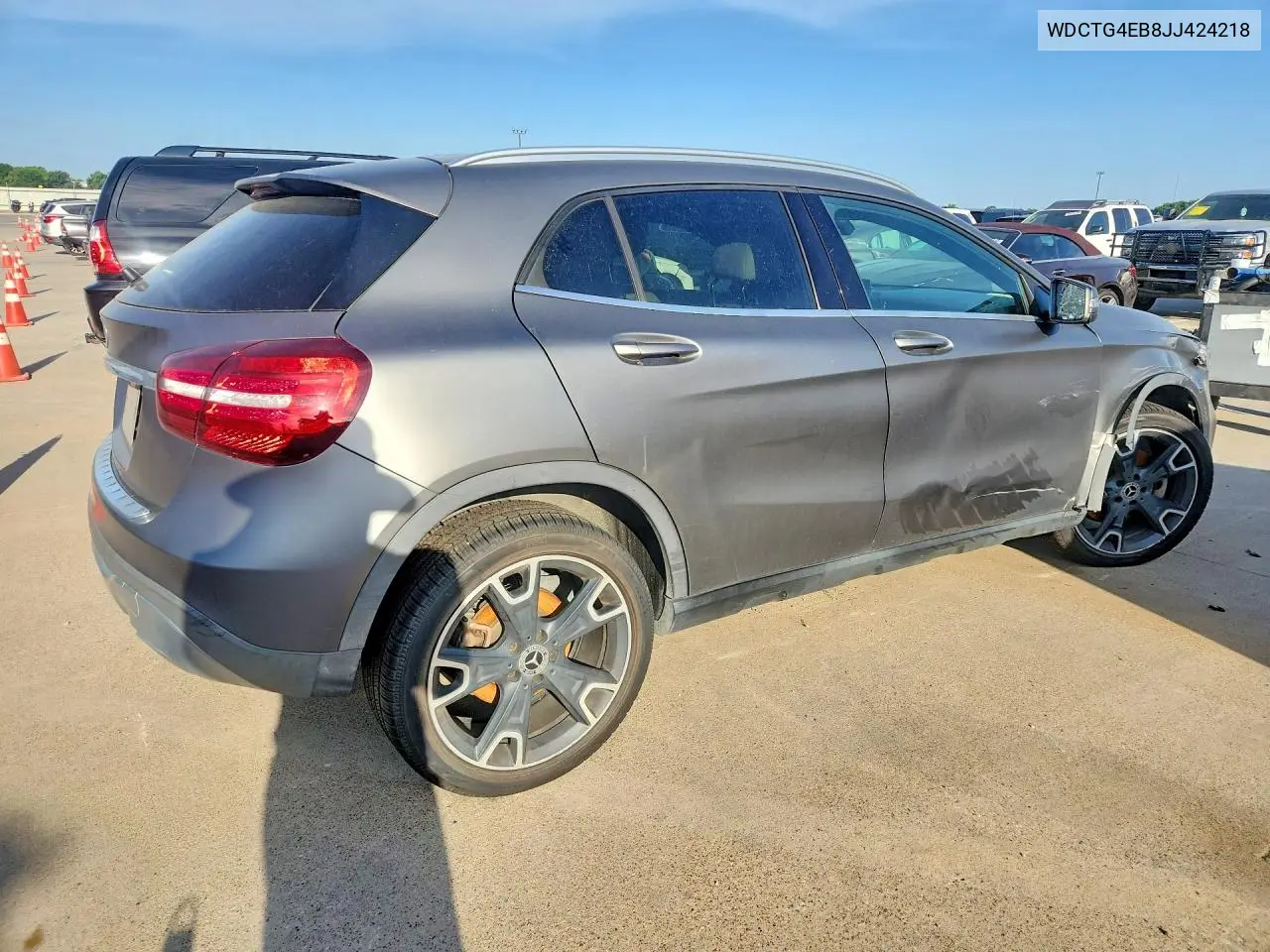 2018 Mercedes-Benz Gla 250 VIN: WDCTG4EB8JJ424218 Lot: 85621295