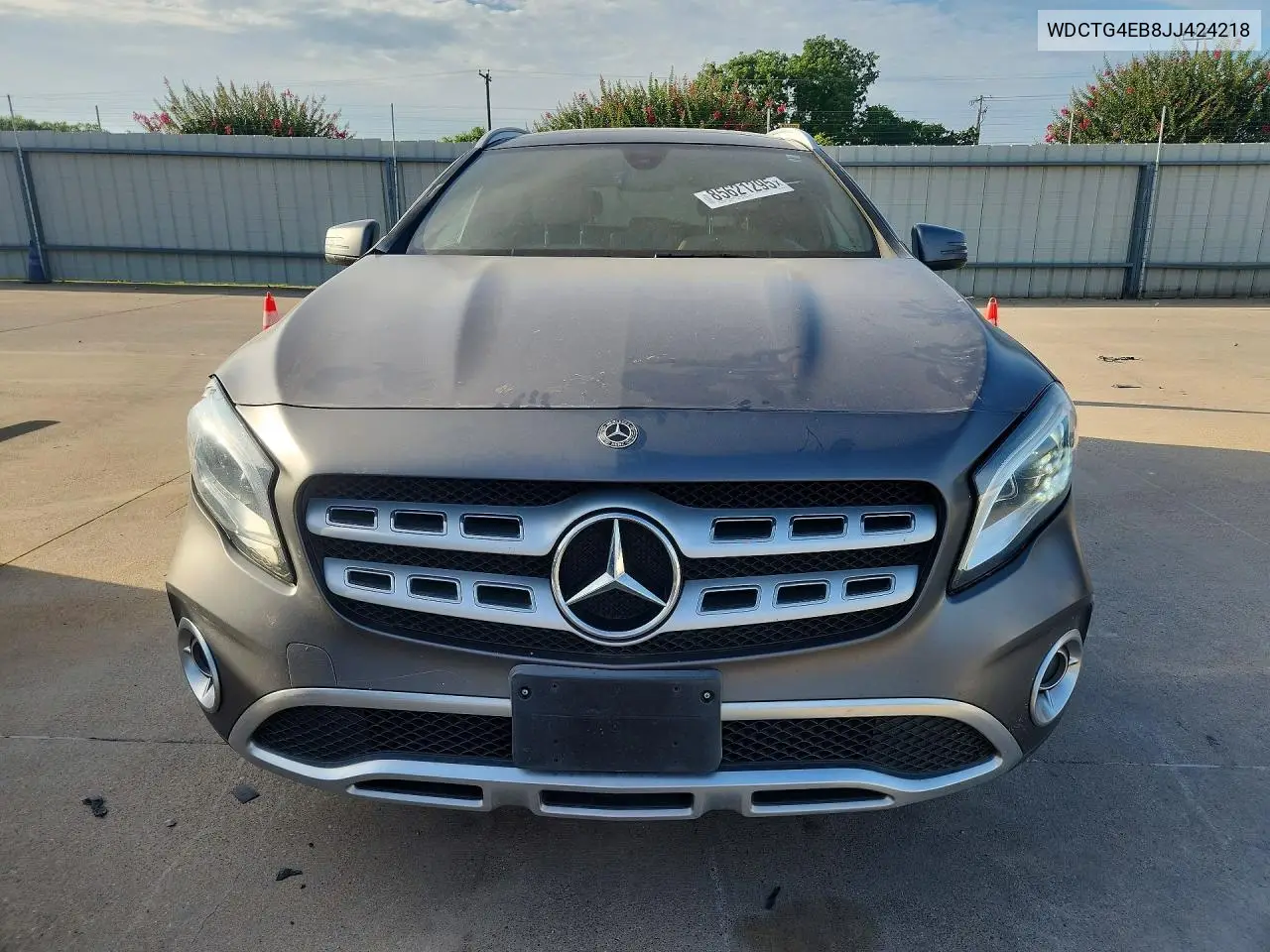 2018 Mercedes-Benz Gla 250 VIN: WDCTG4EB8JJ424218 Lot: 85621295