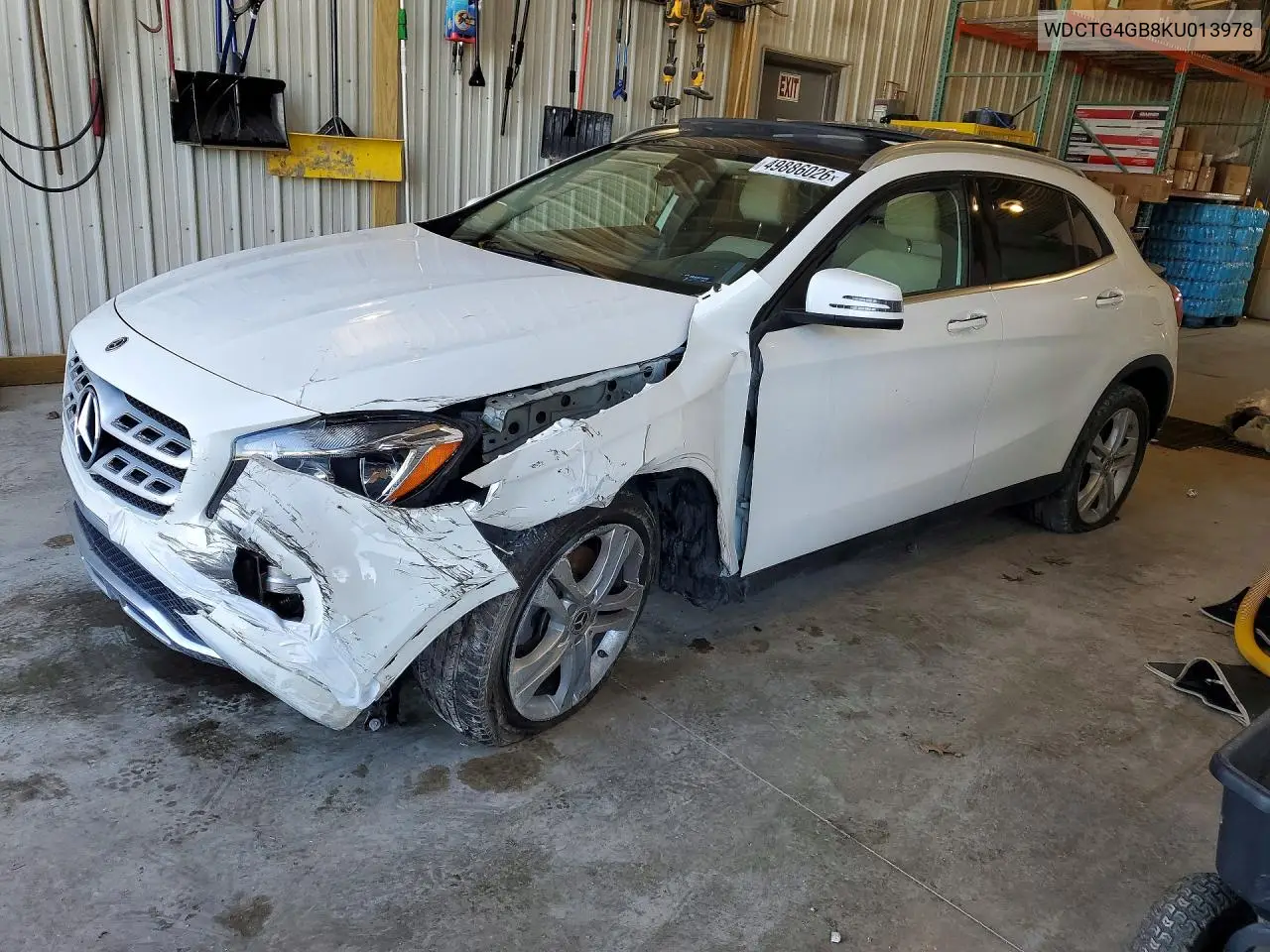 2019 Mercedes-Benz Gla 250 4Matic VIN: WDCTG4GB8KU013978 Lot: 49886026