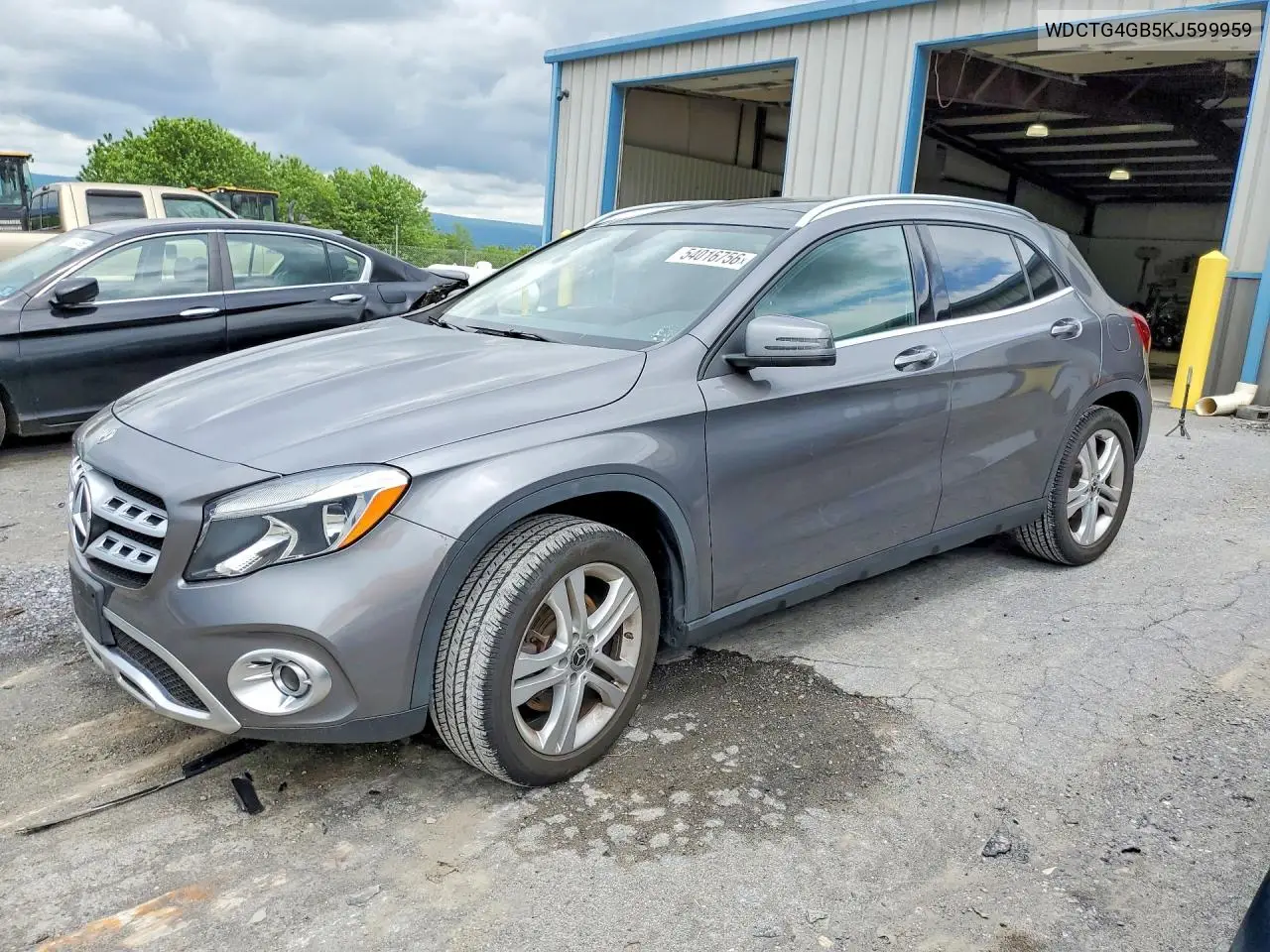 2019 Mercedes-Benz Gla 250 4Matic VIN: WDCTG4GB5KJ599959 Lot: 54016756