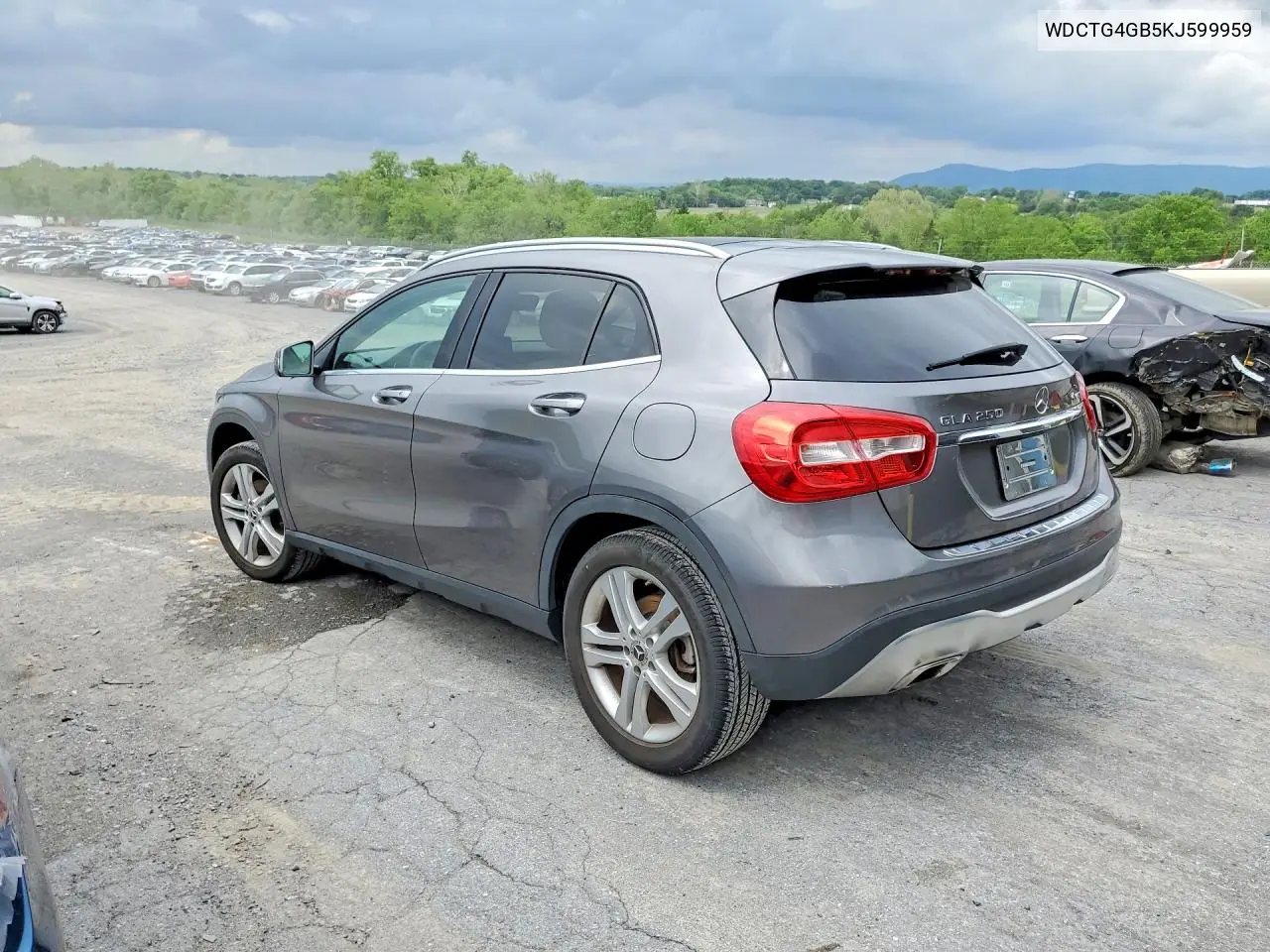2019 Mercedes-Benz Gla 250 4Matic VIN: WDCTG4GB5KJ599959 Lot: 54016756