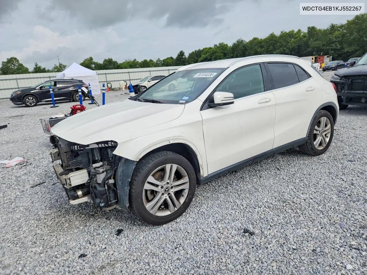 2019 Mercedes-Benz Gla 250 VIN: WDCTG4EB1KJ552267 Lot: 58104036
