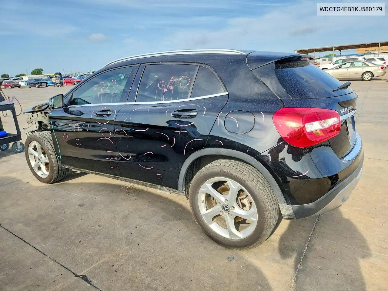 2019 Mercedes-Benz Gla 250 VIN: WDCTG4EB1KJ580179 Lot: 58420916