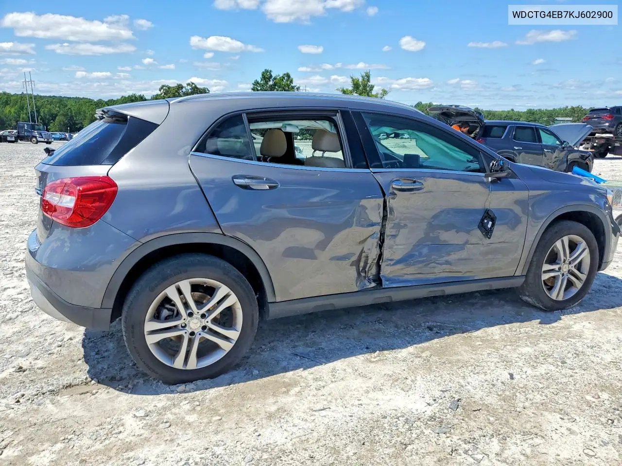 2019 Mercedes-Benz Gla 250 VIN: WDCTG4EB7KJ602900 Lot: 59062226
