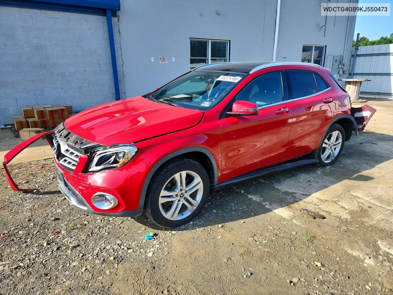 2019 Mercedes-Benz Gla 250 4Matic VIN: WDCTG4GB9KJ550473 Lot: 59271266