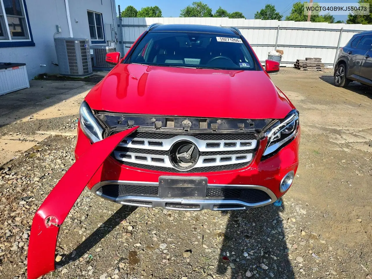 2019 Mercedes-Benz Gla 250 4Matic VIN: WDCTG4GB9KJ550473 Lot: 59271266