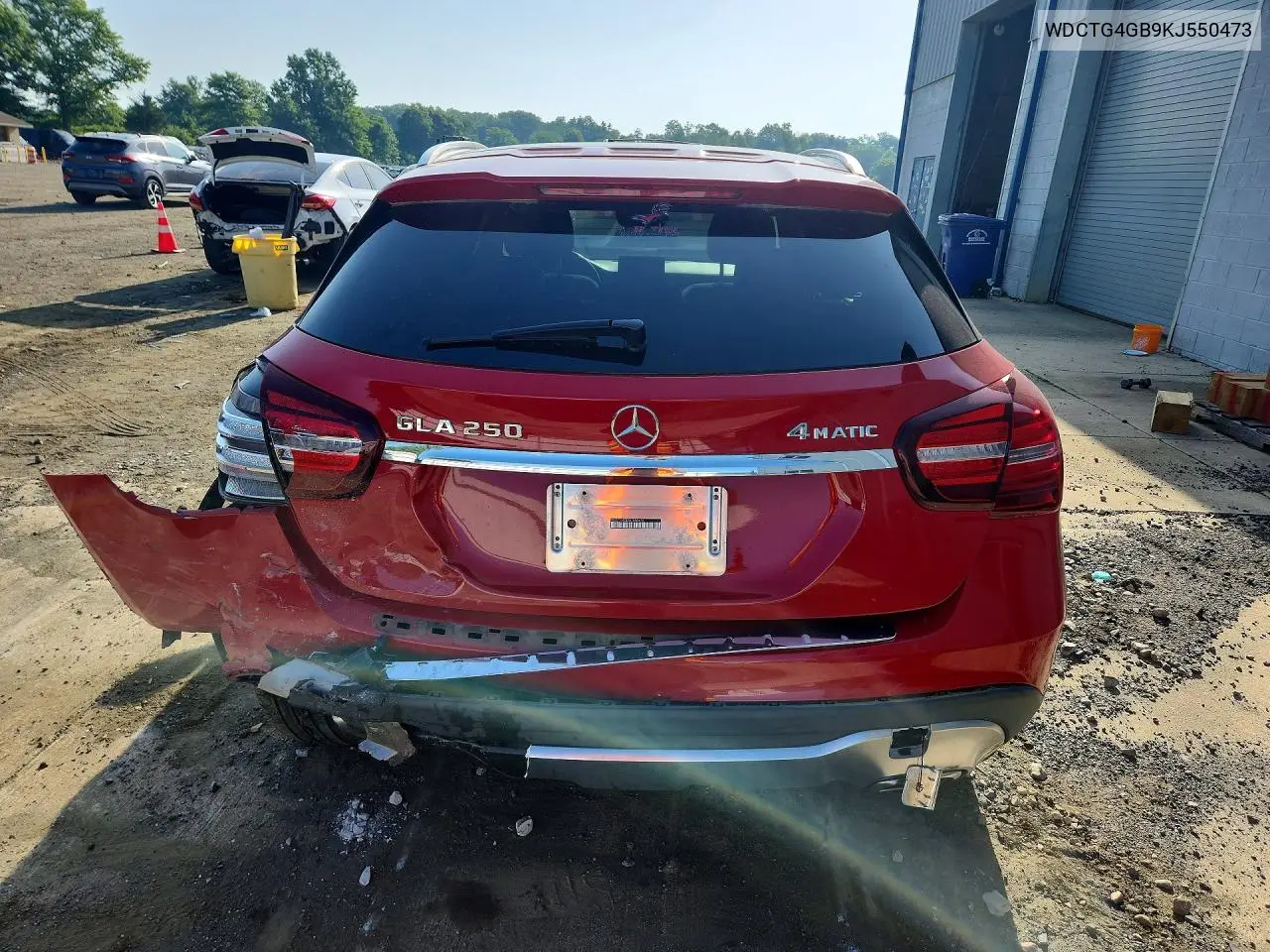 2019 Mercedes-Benz Gla 250 4Matic VIN: WDCTG4GB9KJ550473 Lot: 59271266