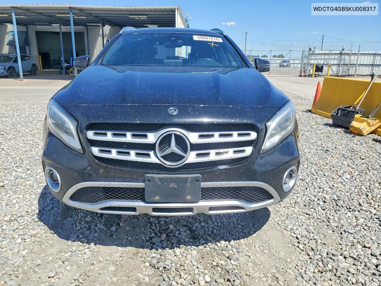 2019 Mercedes-Benz Gla 250 4Matic VIN: WDCTG4GB5KU008317 Lot: 59881916