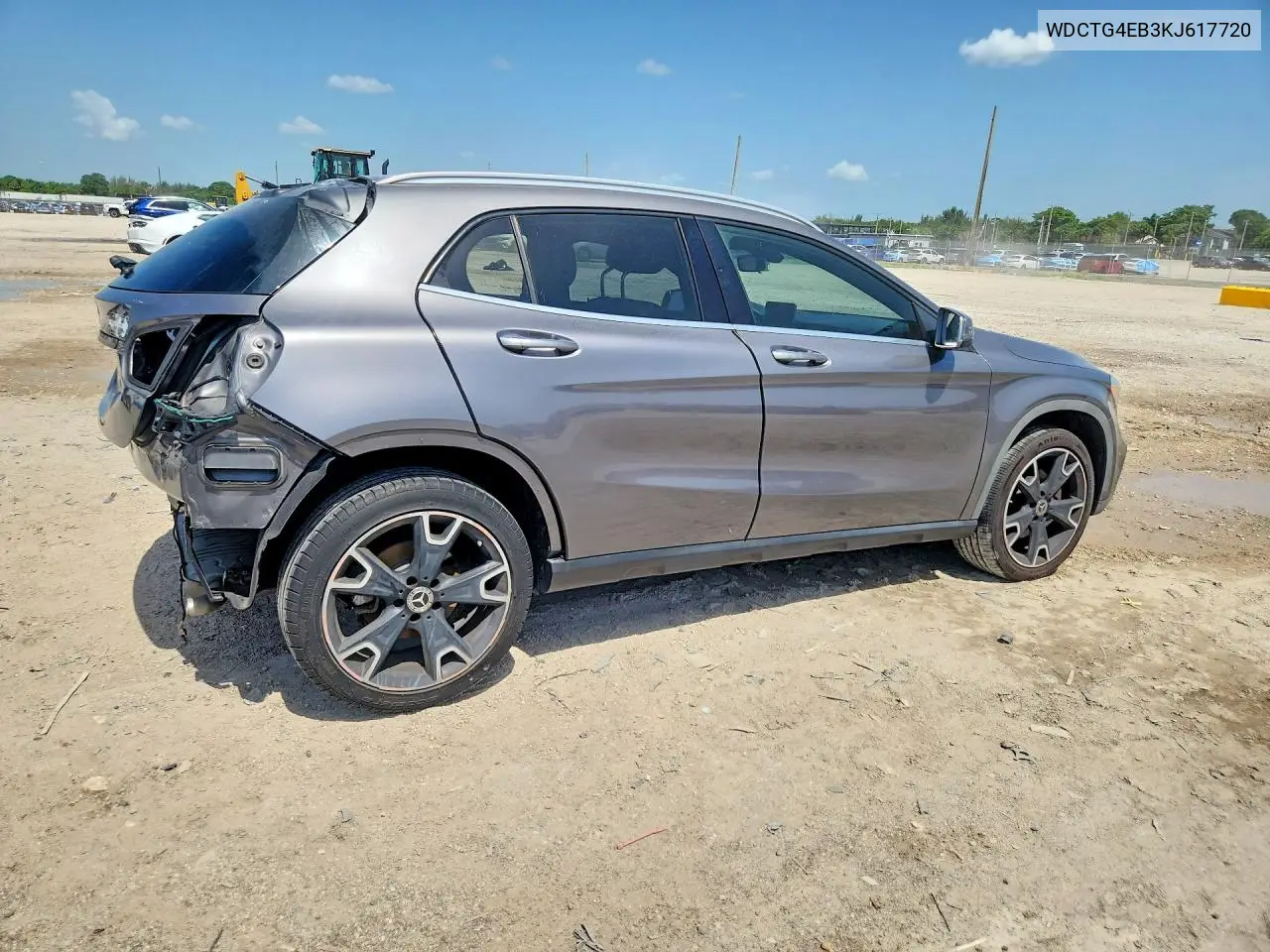 2019 Mercedes-Benz Gla 250 VIN: WDCTG4EB3KJ617720 Lot: 60771786
