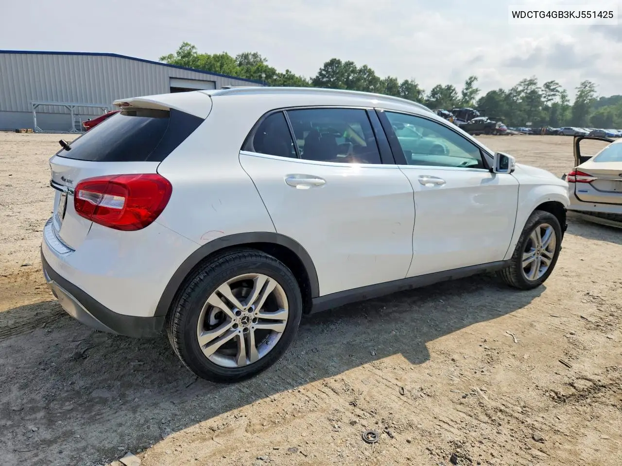 2019 Mercedes-Benz Gla 250 4Matic VIN: WDCTG4GB3KJ551425 Lot: 61159646