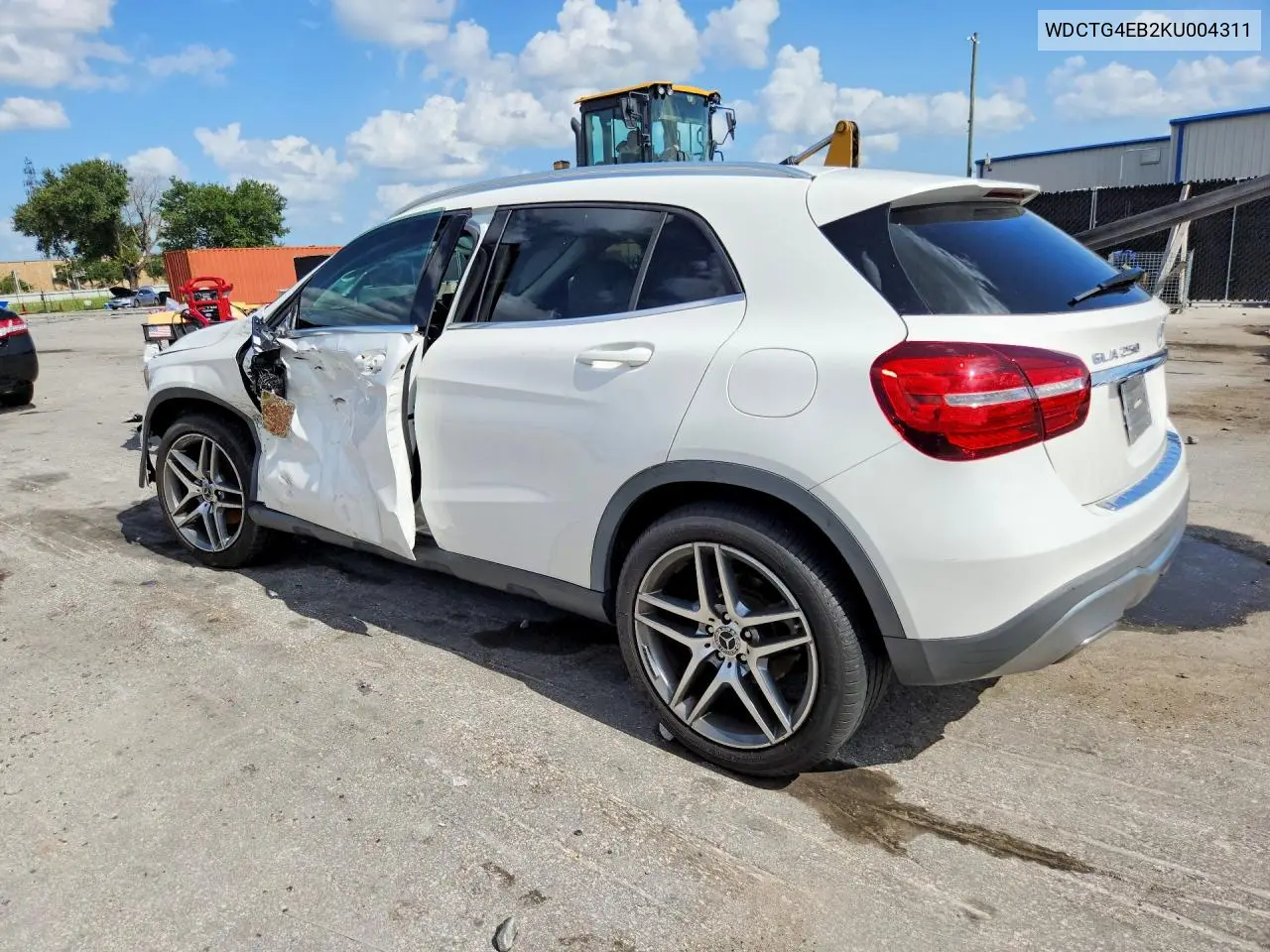 2019 Mercedes-Benz Gla 250 VIN: WDCTG4EB2KU004311 Lot: 61199636