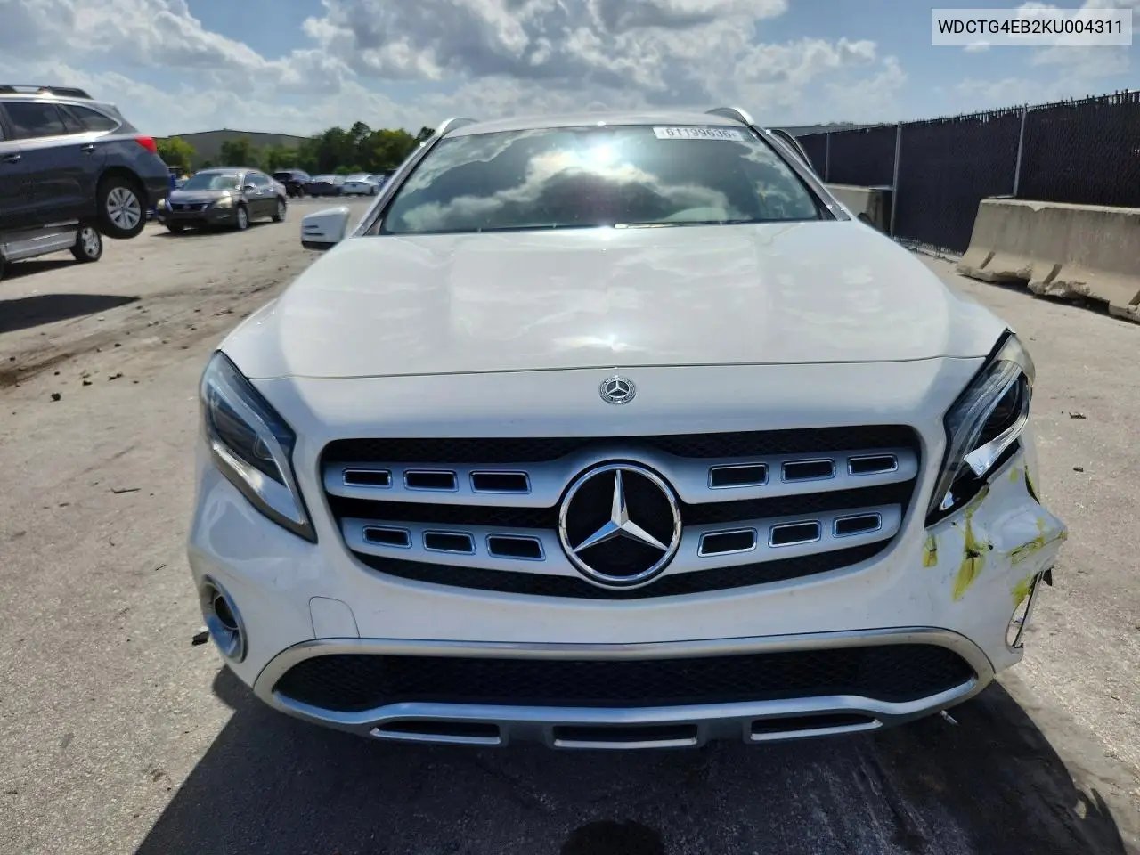 2019 Mercedes-Benz Gla 250 VIN: WDCTG4EB2KU004311 Lot: 61199636
