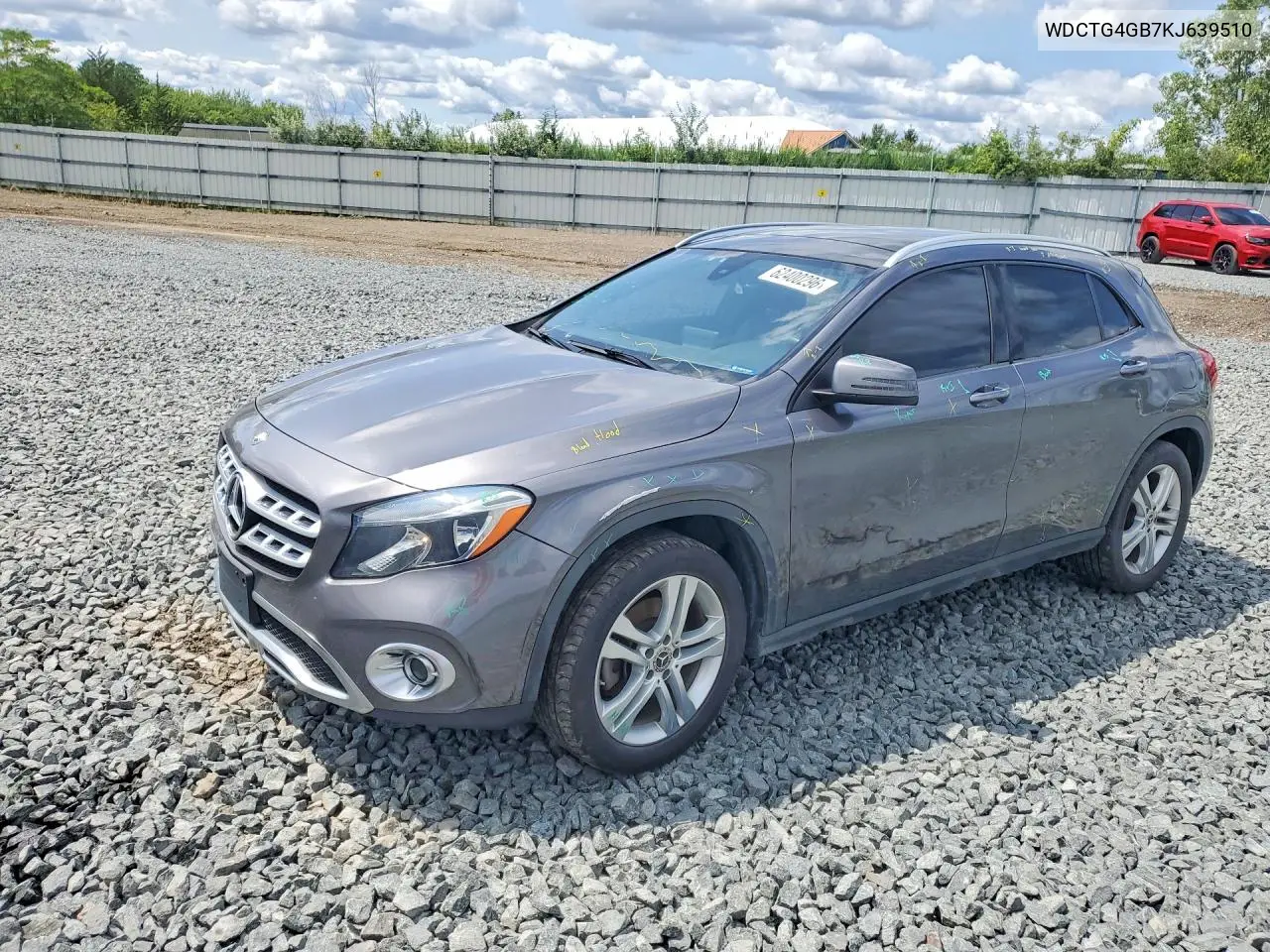 WDCTG4GB7KJ639510 2019 Mercedes-Benz Gla 250 4Matic