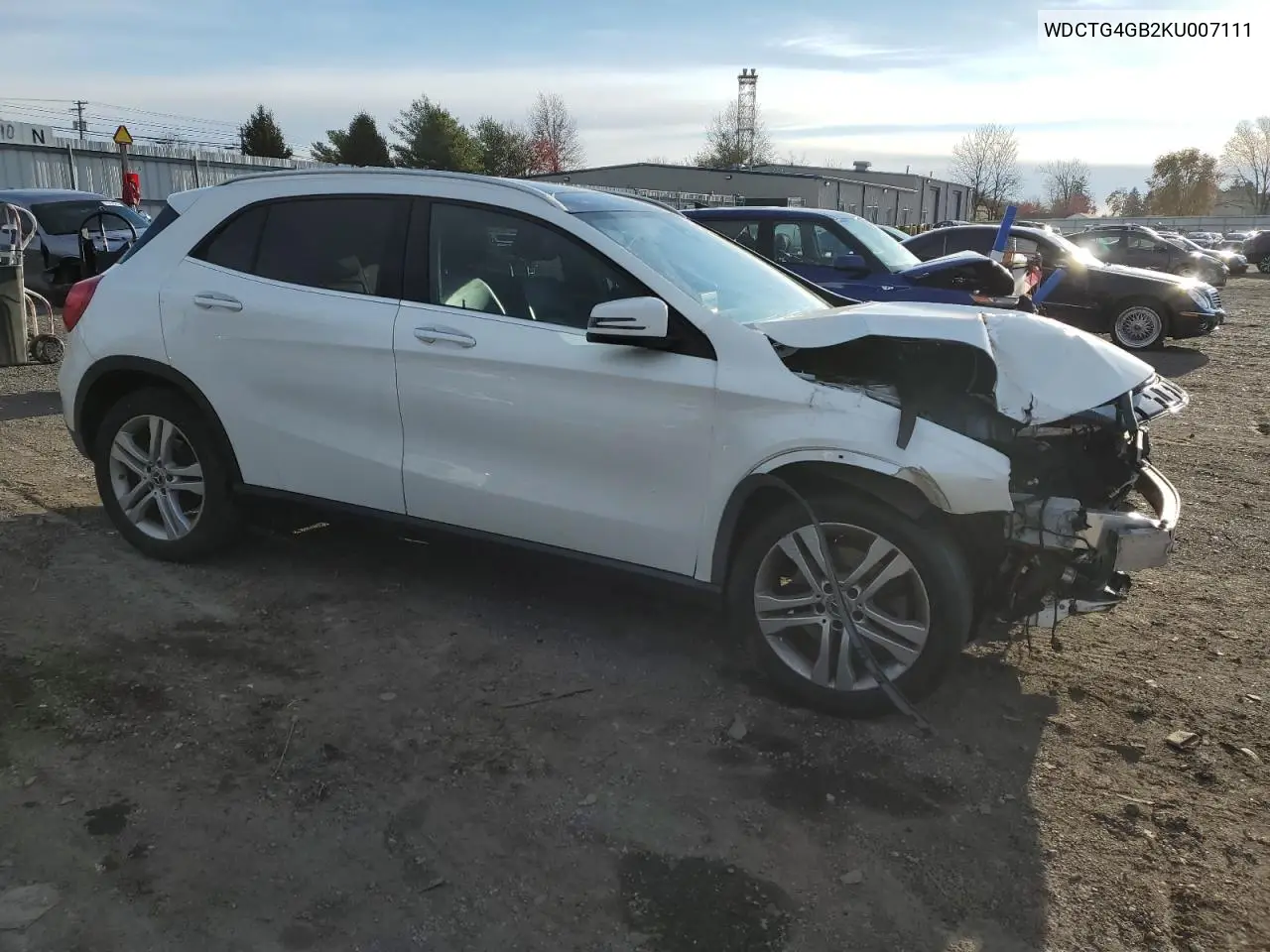WDCTG4GB2KU007111 2019 Mercedes-Benz Gla 250 4Matic