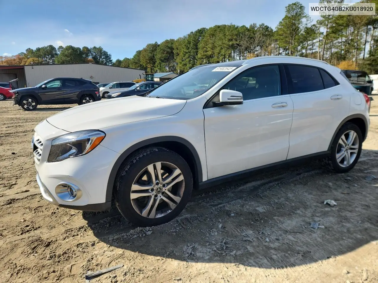 WDCTG4GB2KU018920 2019 Mercedes-Benz Gla 250 4Matic