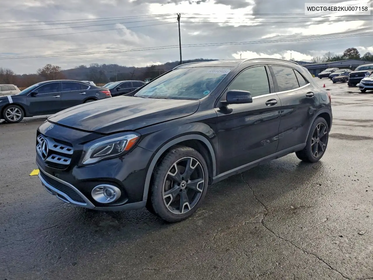 2019 Mercedes-Benz B Gla 250 VIN: WDCTG4EB2KU007158 Lot: 93614945