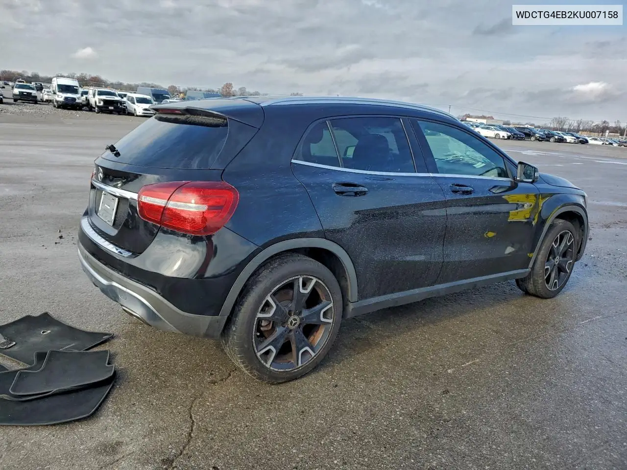 2019 Mercedes-Benz B Gla 250 VIN: WDCTG4EB2KU007158 Lot: 93614945