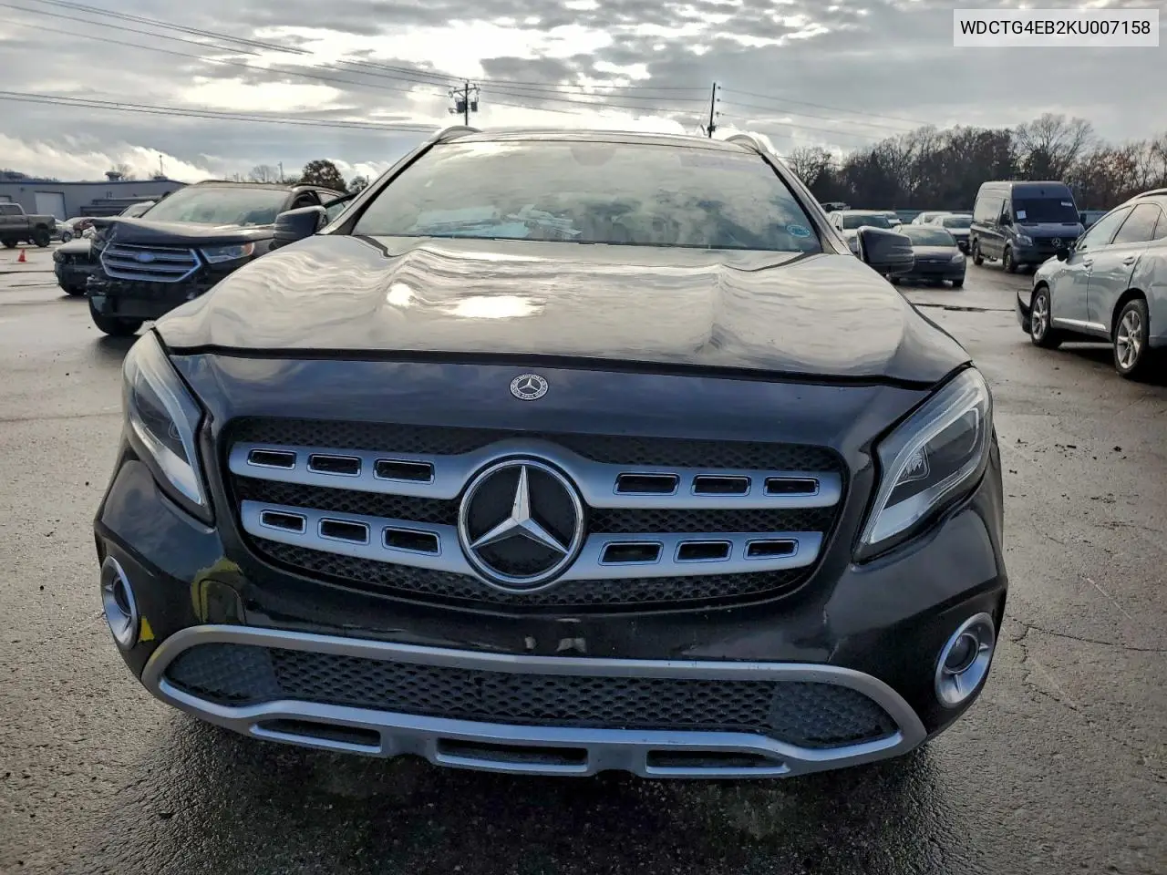 2019 Mercedes-Benz B Gla 250 VIN: WDCTG4EB2KU007158 Lot: 93614945