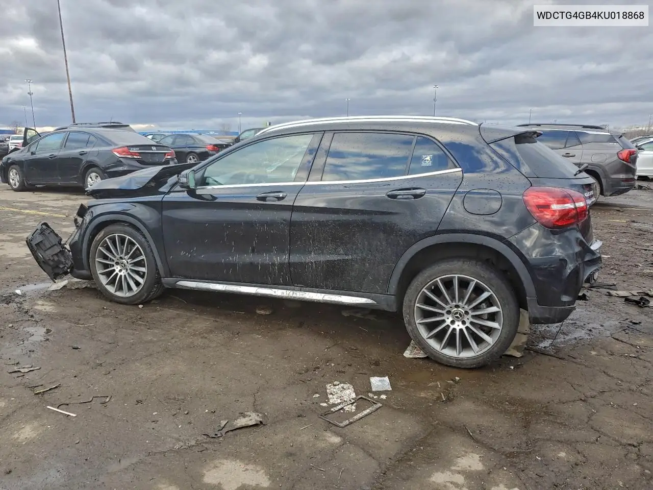 WDCTG4GB4KU018868 2019 Mercedes-Benz Gla 250 4Matic