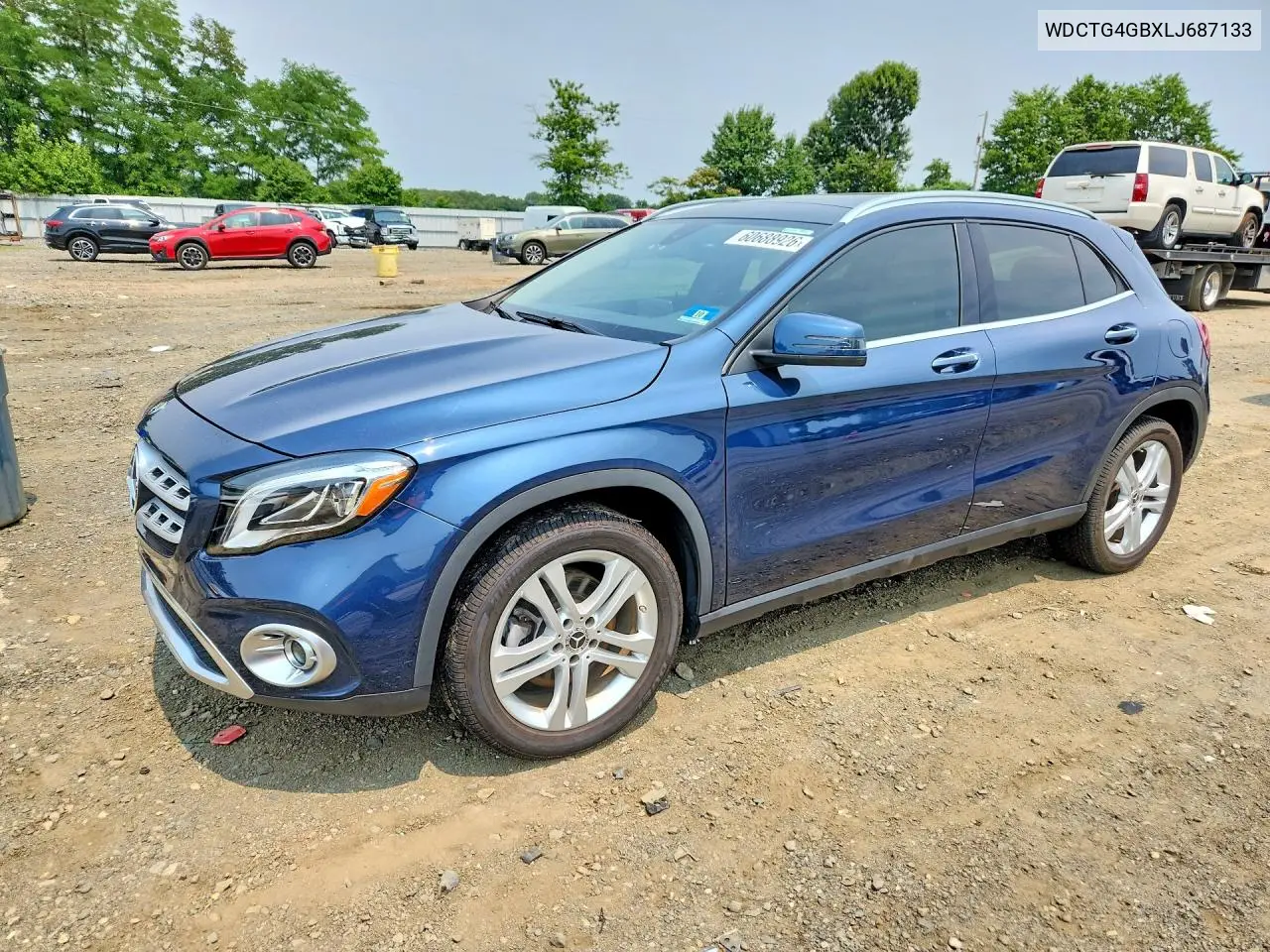 2020 Mercedes-Benz Gla 250 4Matic VIN: WDCTG4GBXLJ687133 Lot: 60688926