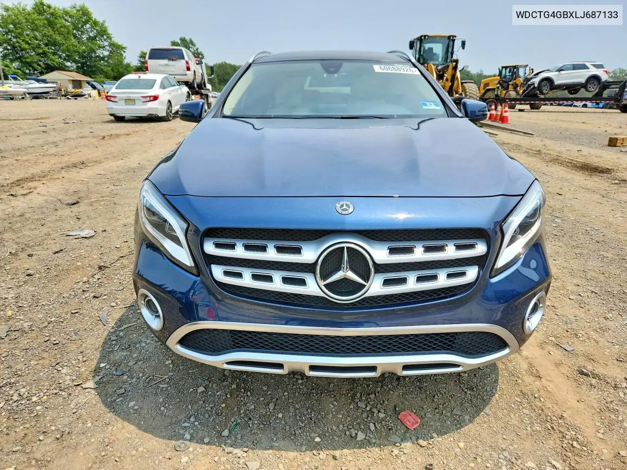 2020 Mercedes-Benz Gla 250 4Matic VIN: WDCTG4GBXLJ687133 Lot: 60688926