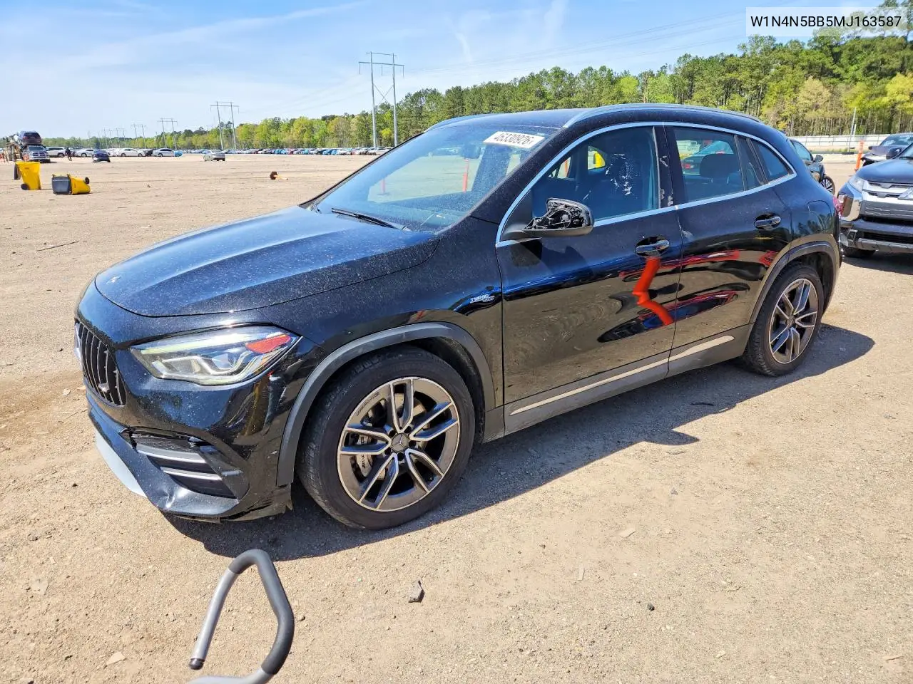 2021 Mercedes-Benz Gla 35 Amg VIN: W1N4N5BB5MJ163587 Lot: 46330926