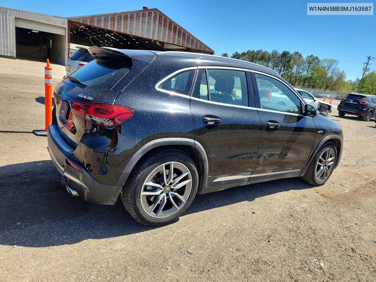 2021 Mercedes-Benz Gla 35 Amg VIN: W1N4N5BB5MJ163587 Lot: 46330926