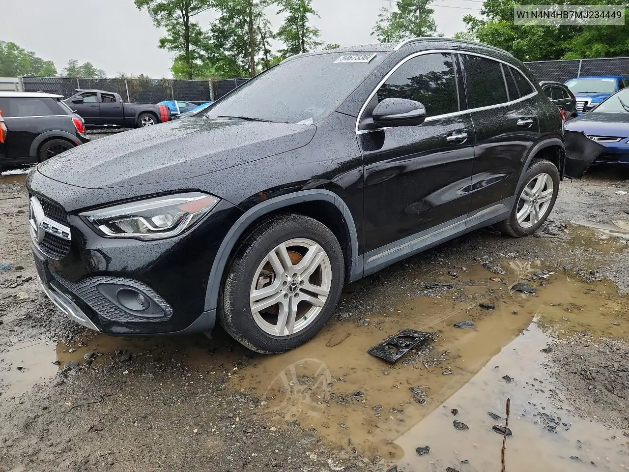 2021 Mercedes-Benz Gla 250 4Matic VIN: W1N4N4HB7MJ234449 Lot: 54673366