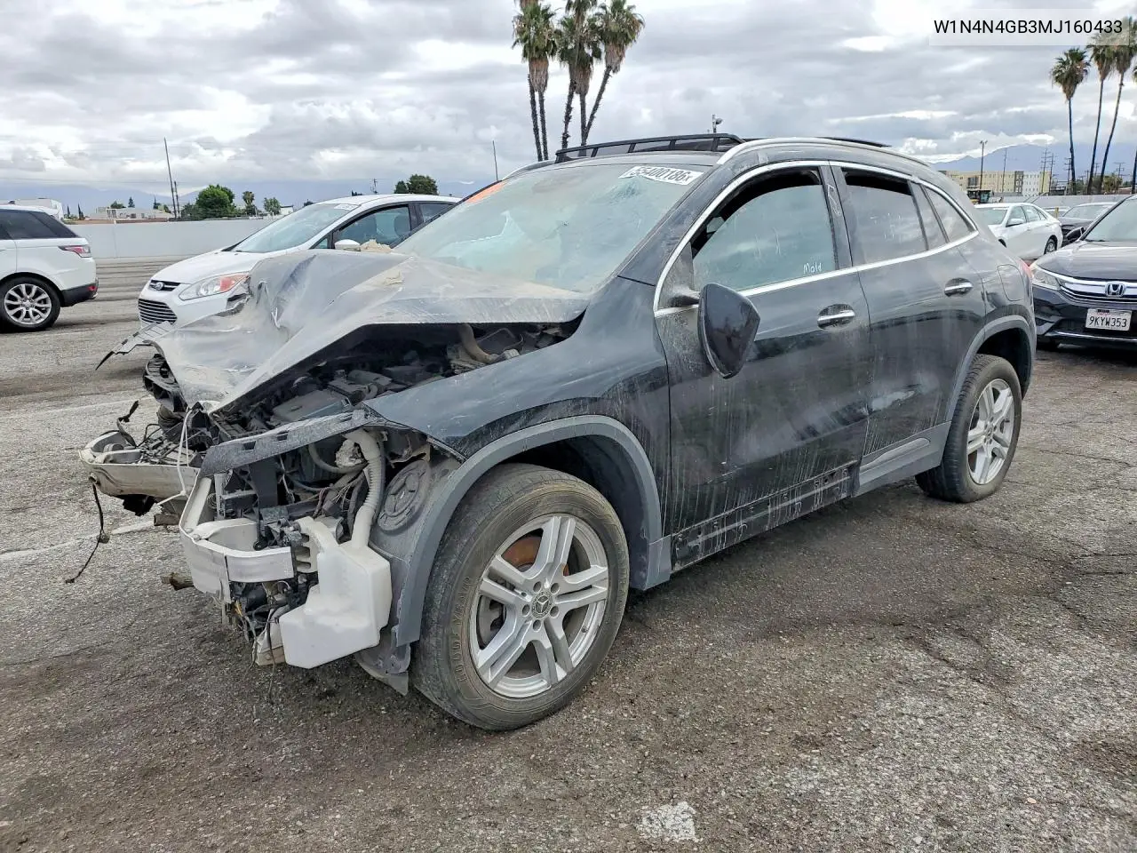 W1N4N4GB3MJ160433 2021 Mercedes-Benz Gla 250