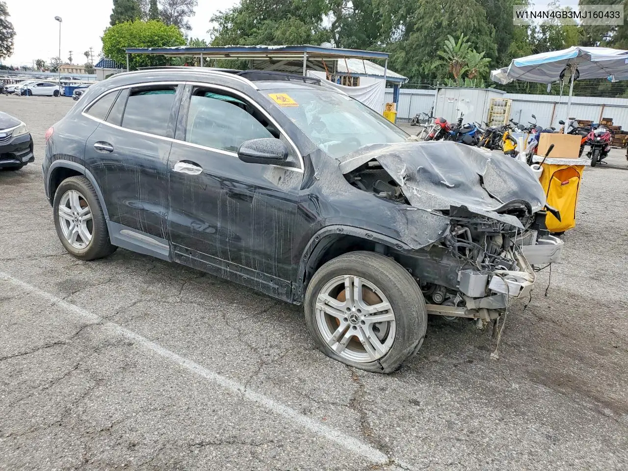 W1N4N4GB3MJ160433 2021 Mercedes-Benz Gla 250